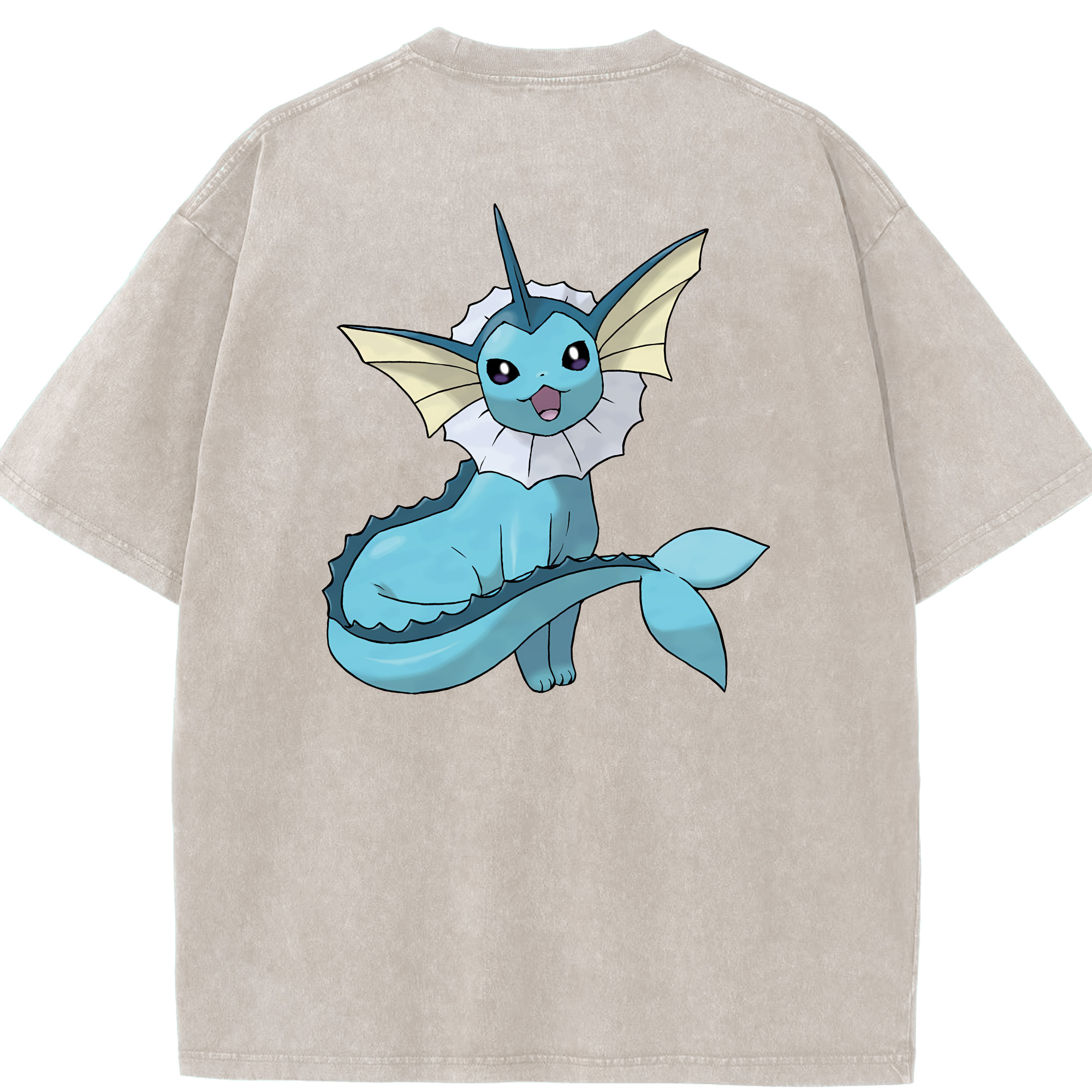 （画像用） ポケットモンスター Pokémon 綿100% ヴィンテージ風 半袖Tシャツ（背面プリント）