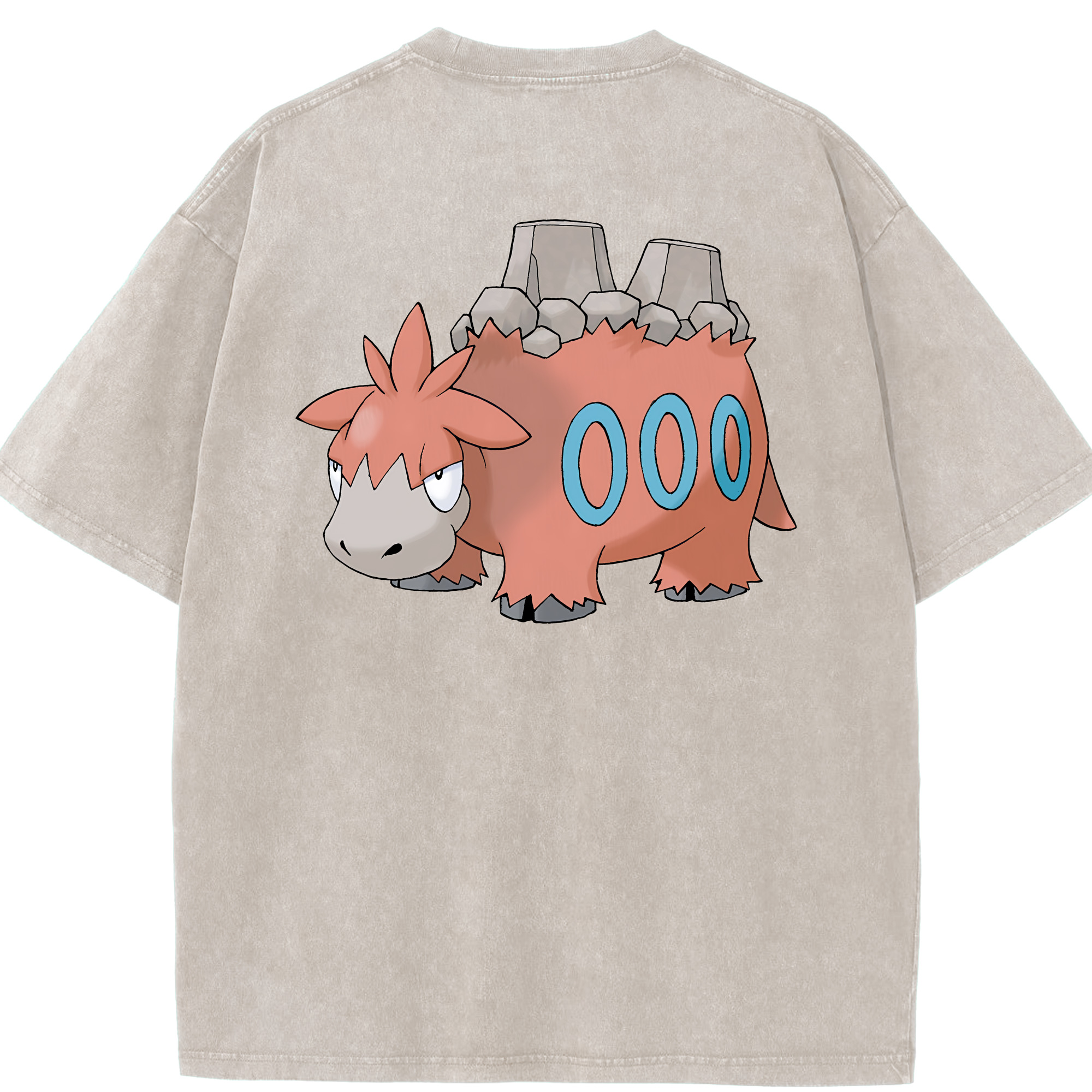 （画像用） ポケットモンスター Pokémon 綿100% ヴィンテージ風 半袖Tシャツ（背面プリント）
