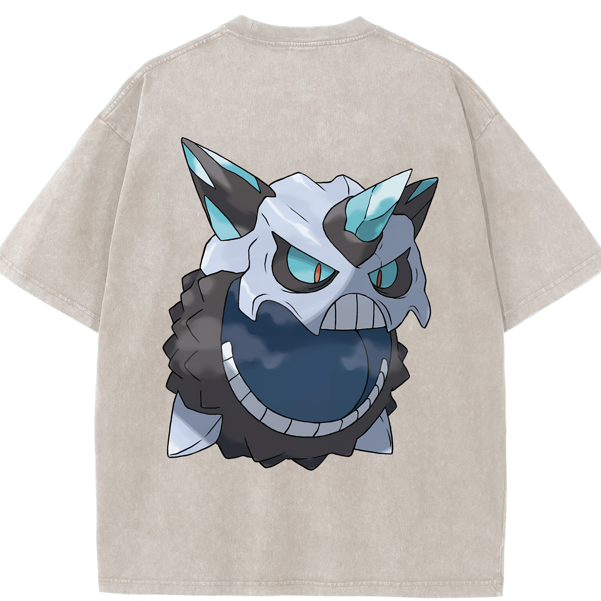 （画像用） ポケットモンスター Pokémon 綿100% ヴィンテージ風 半袖Tシャツ（背面プリント）