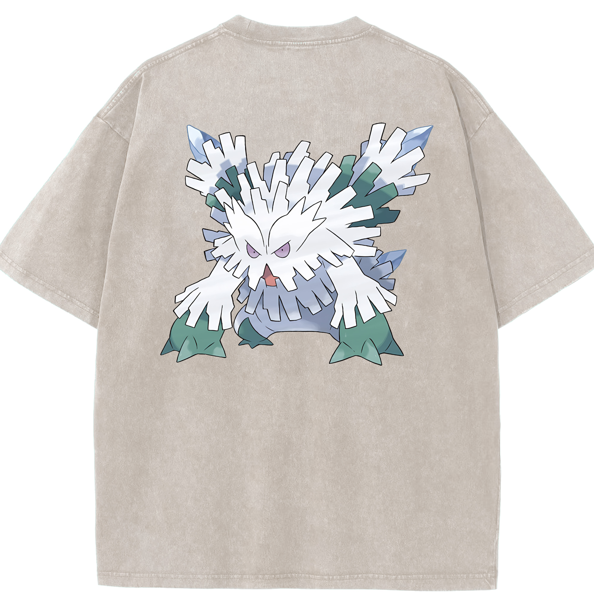 （画像用） ポケットモンスター Pokémon 綿100% ヴィンテージ風 半袖Tシャツ（背面プリント）