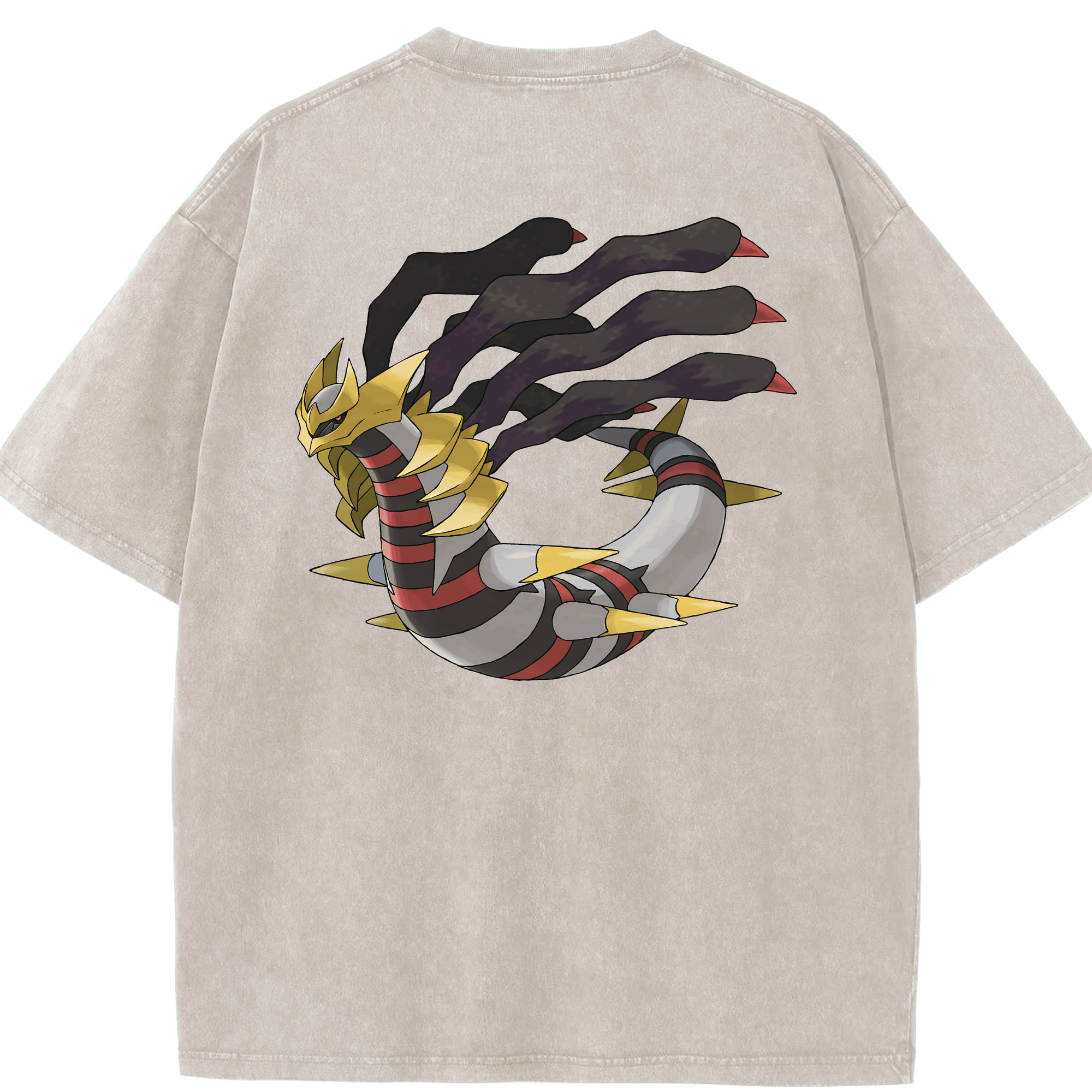 （画像用） ポケットモンスター Pokémon 綿100% ヴィンテージ風 半袖Tシャツ（背面プリント）