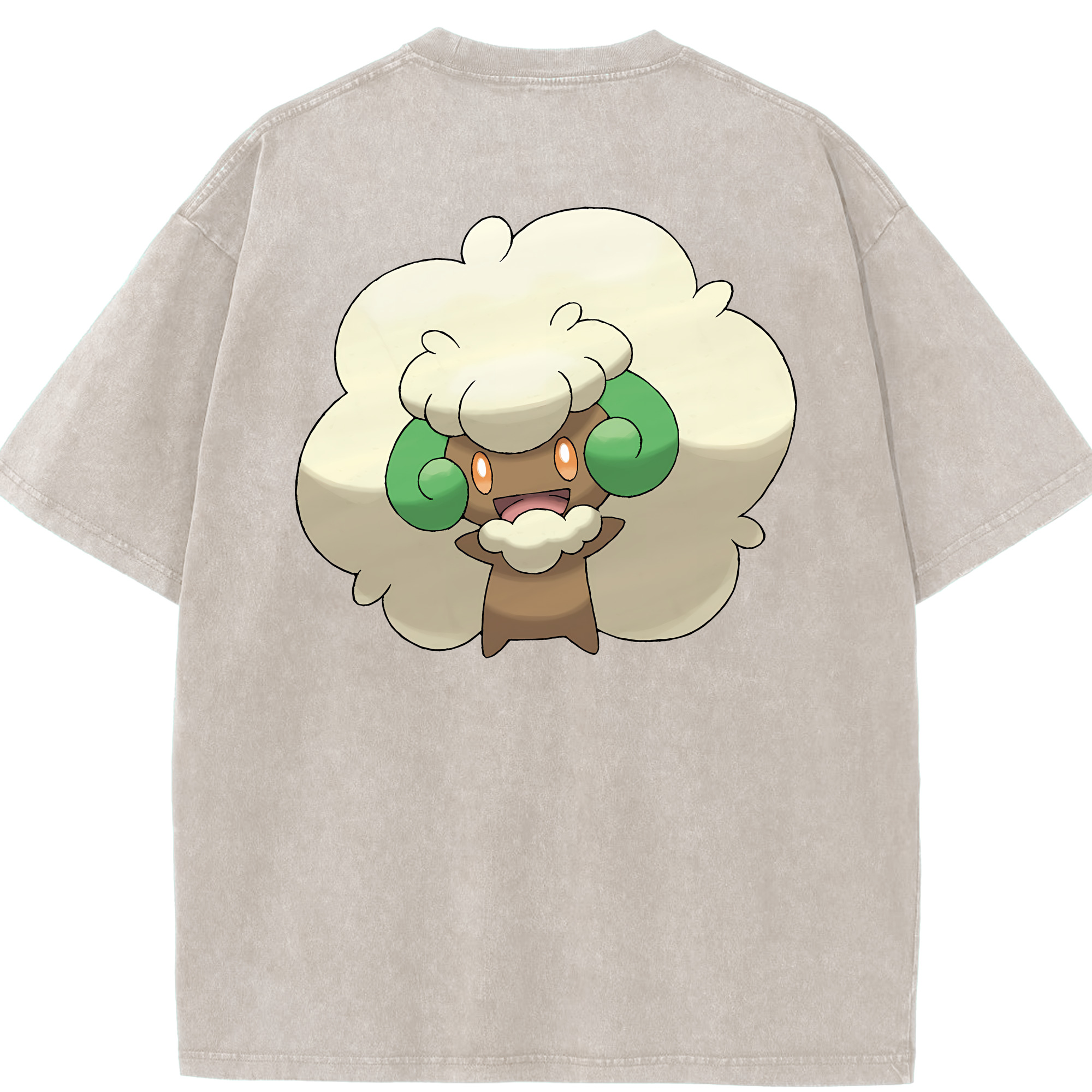 （画像用） ポケットモンスター Pokémon 綿100% ヴィンテージ風 半袖Tシャツ（背面プリント）