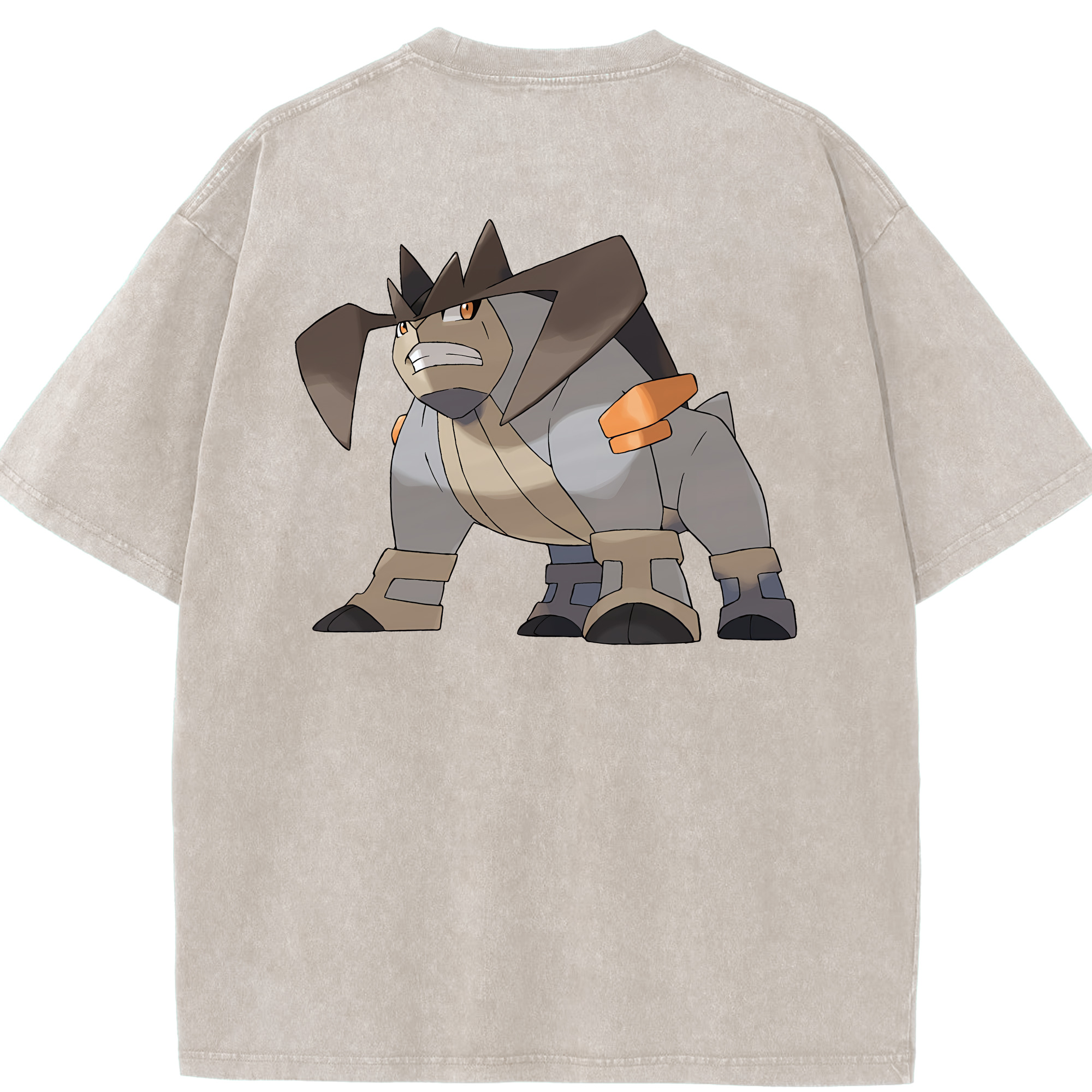 （画像用） ポケットモンスター Pokémon 綿100% ヴィンテージ風 半袖Tシャツ（背面プリント）