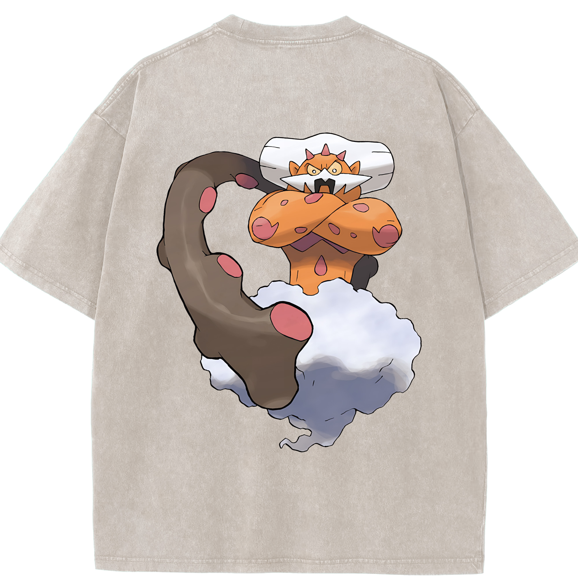 （画像用） ポケットモンスター Pokémon 綿100% ヴィンテージ風 半袖Tシャツ（背面プリント）