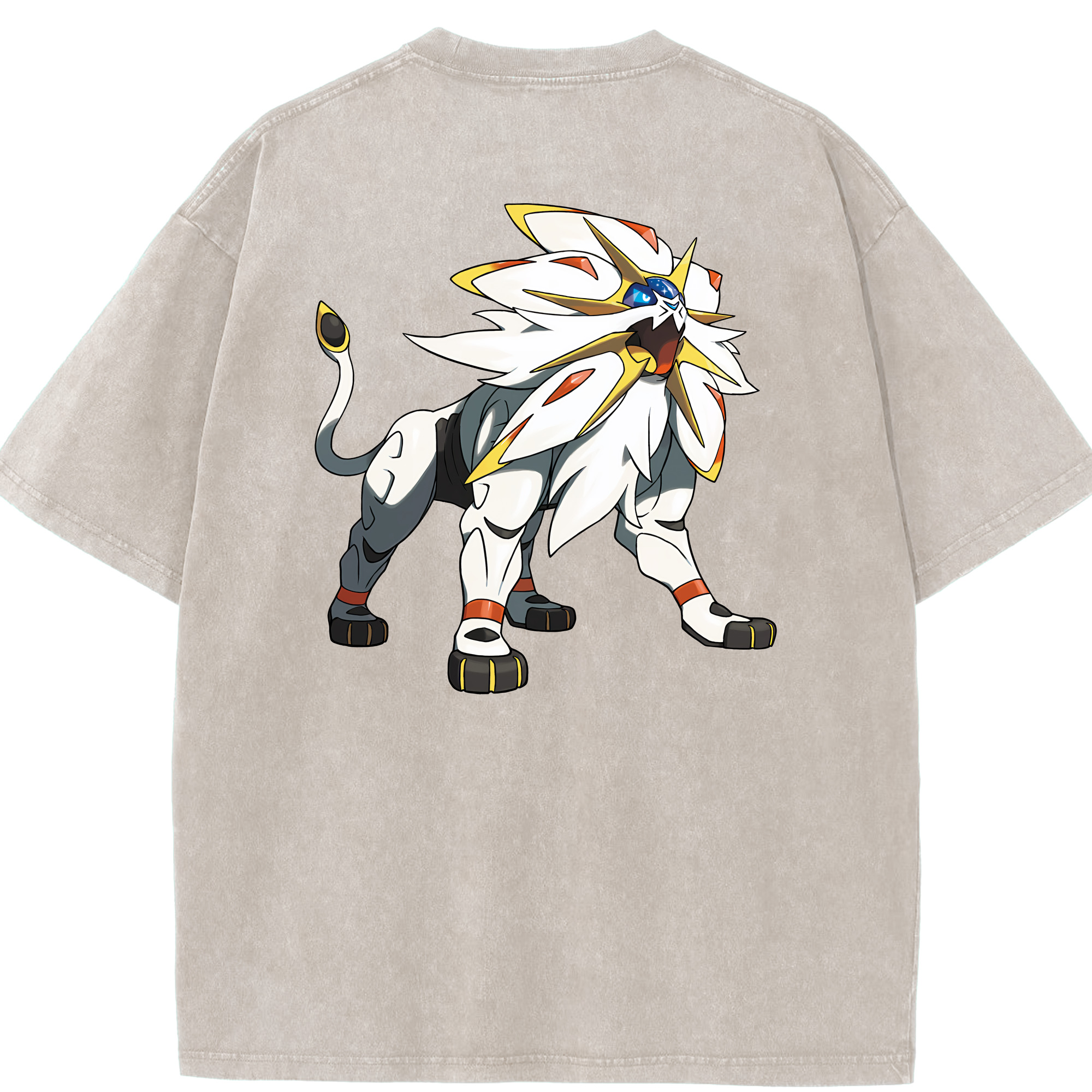 （画像用） ポケットモンスター Pokémon 綿100% ヴィンテージ風 半袖Tシャツ（背面プリント）