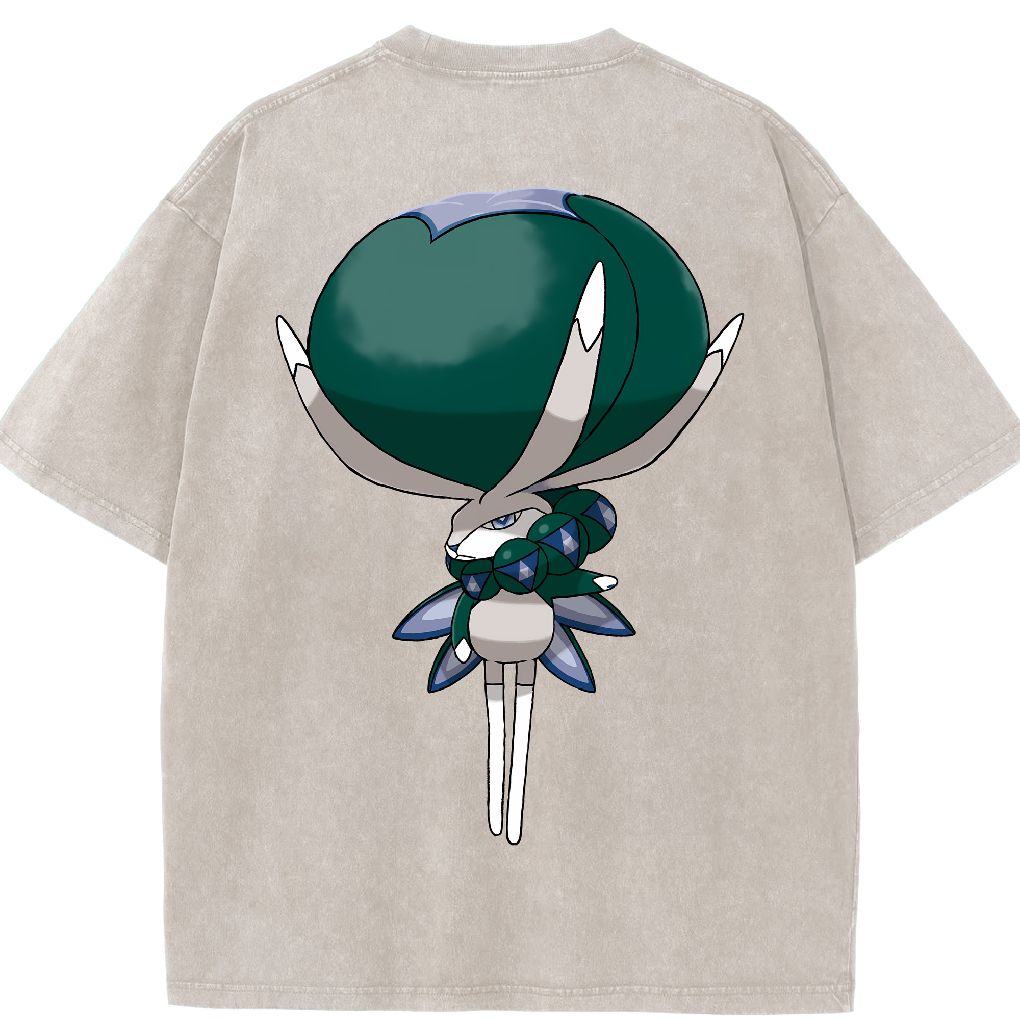 （画像用） ポケットモンスター Pokémon 綿100% ヴィンテージ風 半袖Tシャツ（背面プリント）