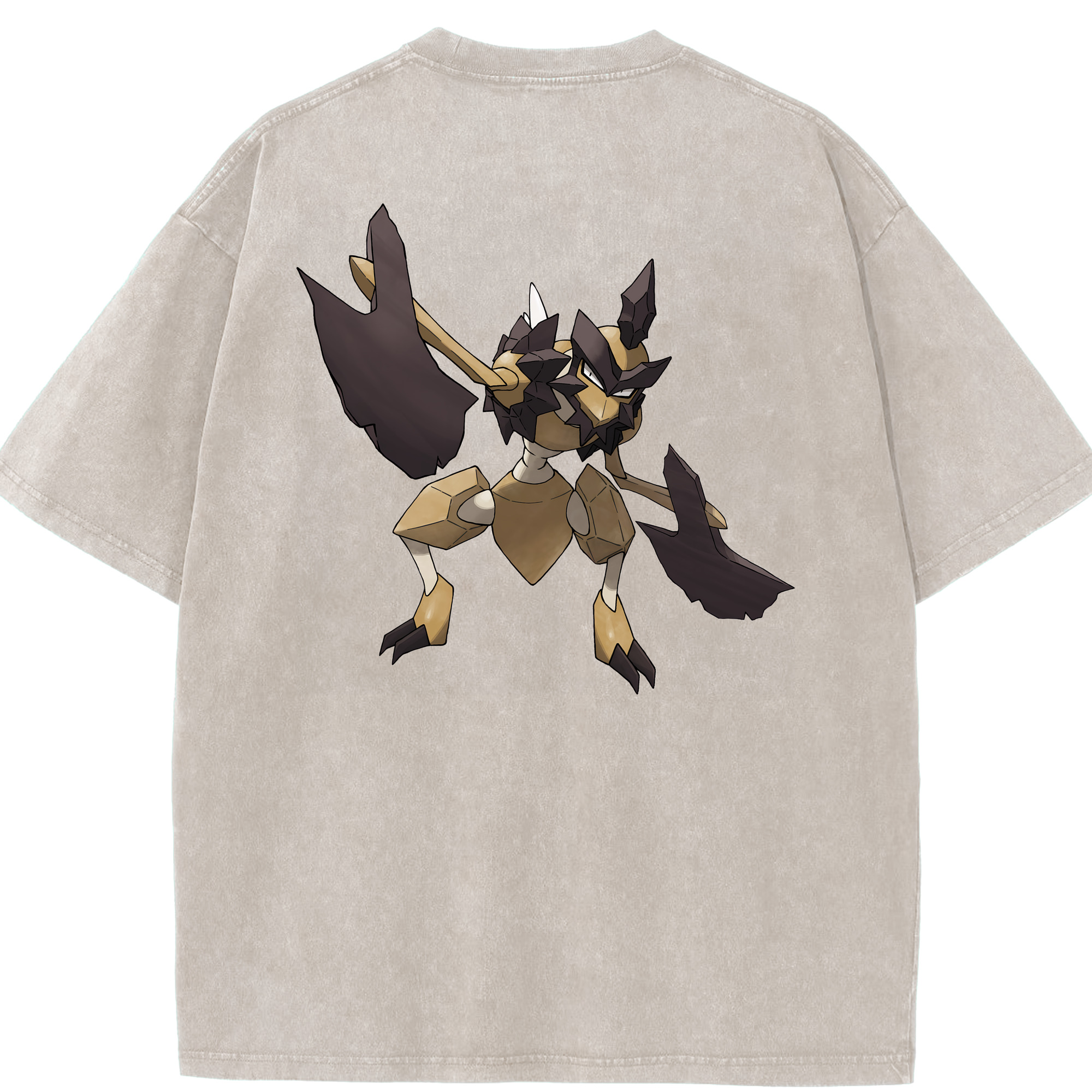 （画像用） ポケットモンスター Pokémon 綿100% ヴィンテージ風 半袖Tシャツ（背面プリント）