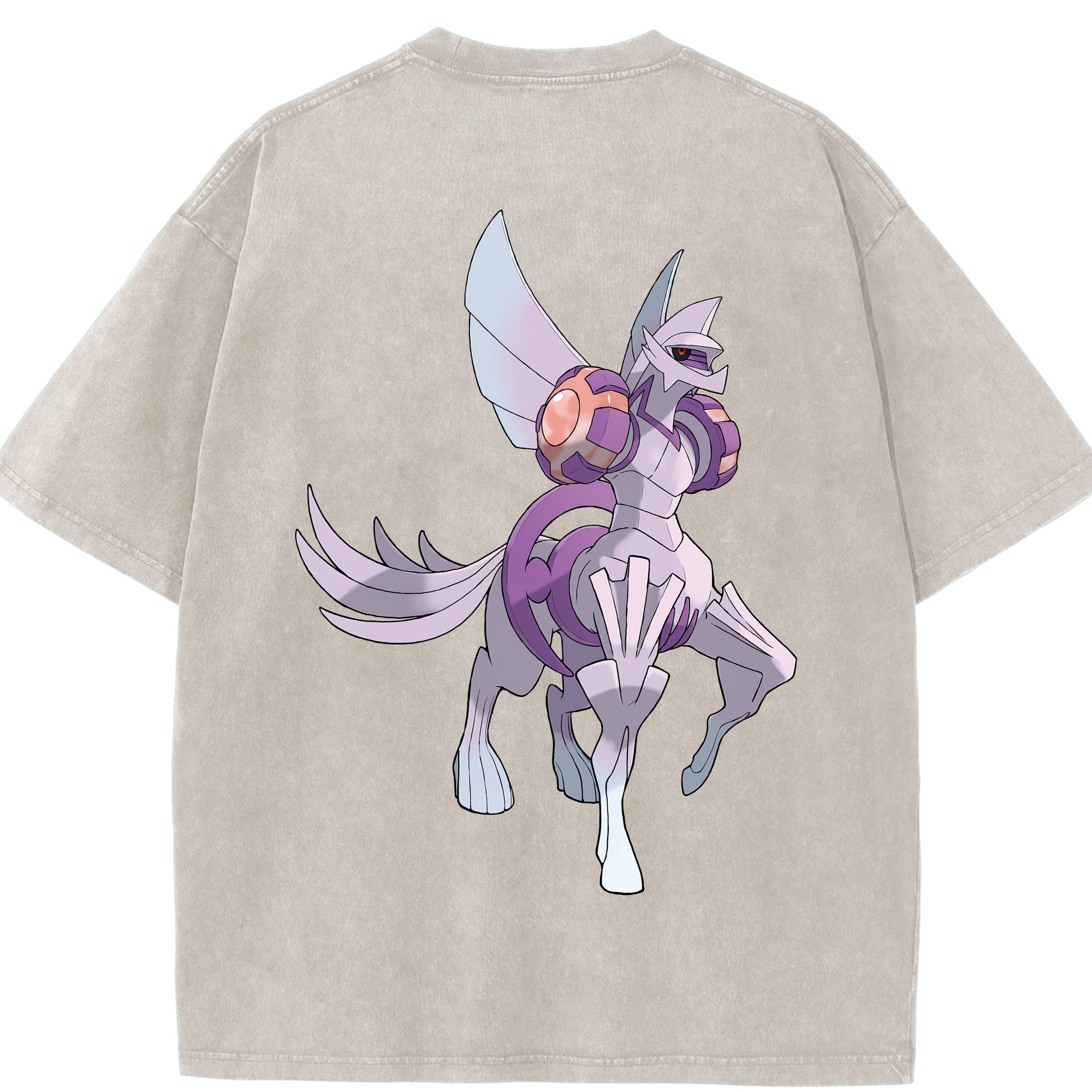 （画像用） ポケットモンスター Pokémon 綿100% ヴィンテージ風 半袖Tシャツ（背面プリント）