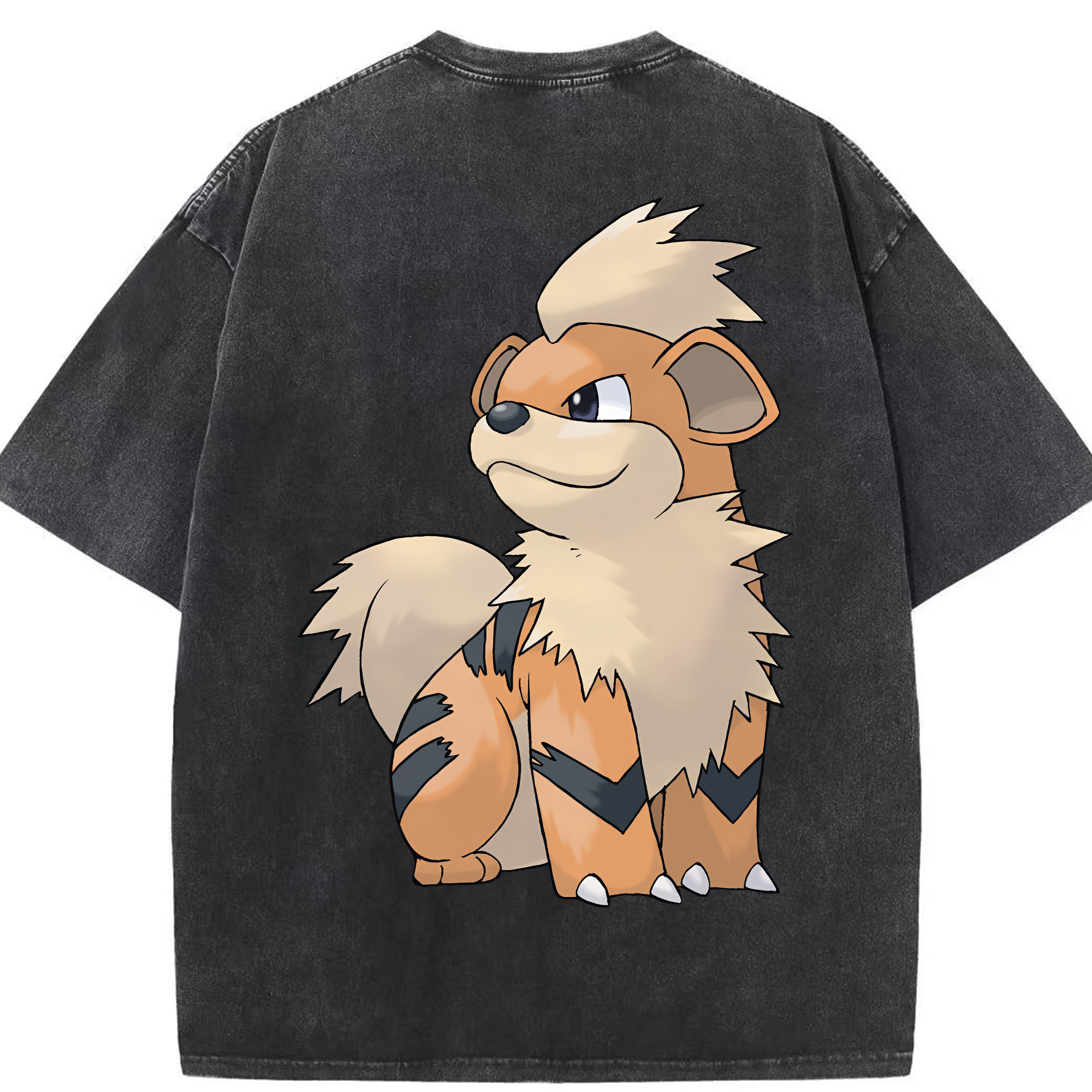 （画像用） ポケットモンスター Pokémon 綿100% ヴィンテージ風 半袖Tシャツ（背面プリント）