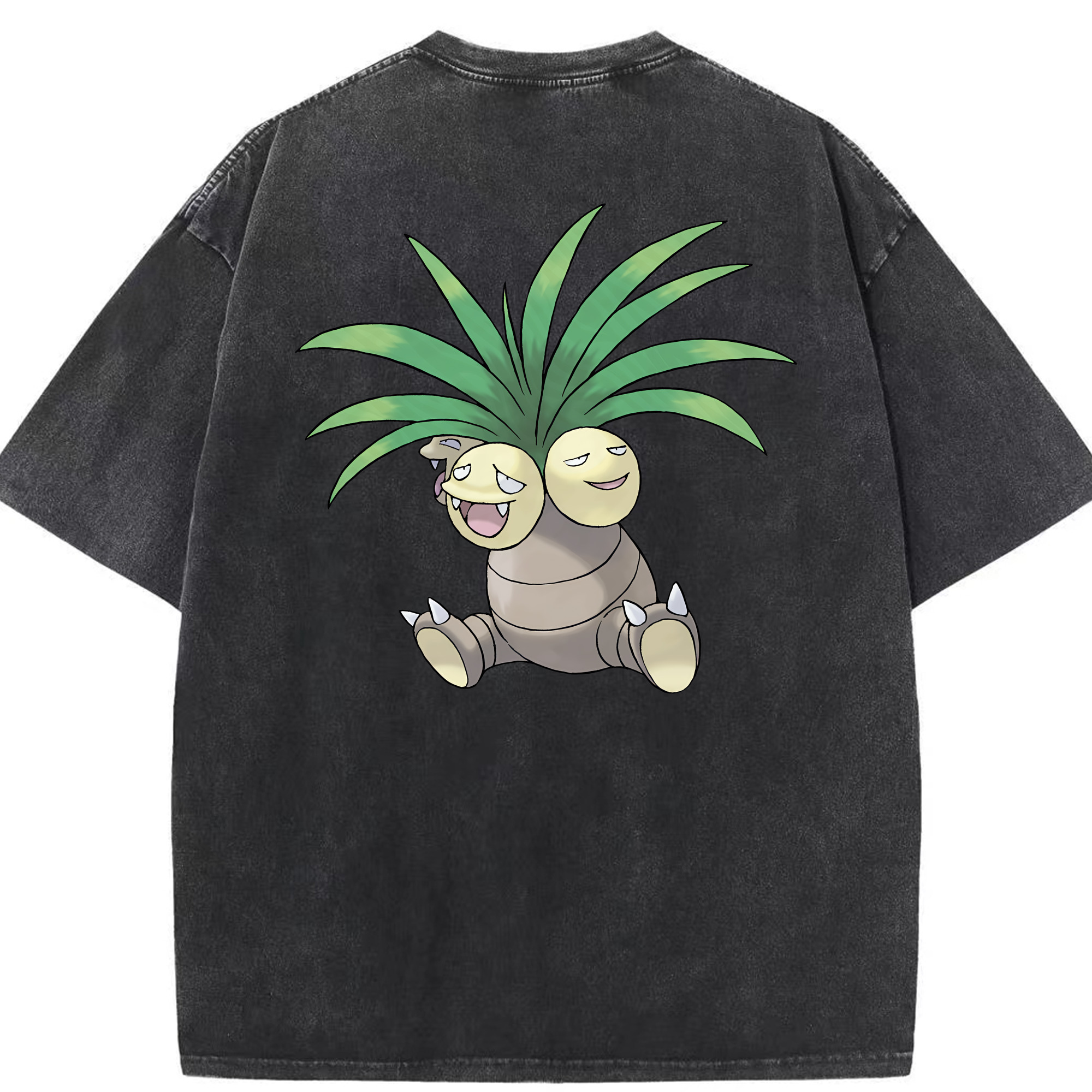 （画像用） ポケットモンスター Pokémon 綿100% ヴィンテージ風 半袖Tシャツ（背面プリント）