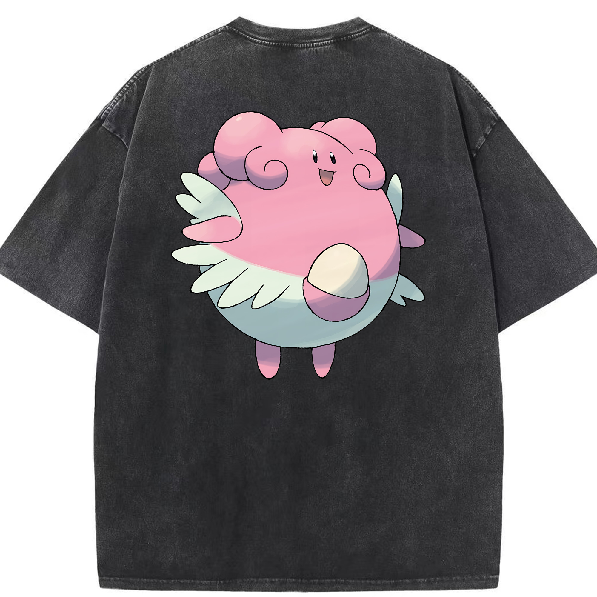 （画像用） ポケットモンスター Pokémon 綿100% ヴィンテージ風 半袖Tシャツ（背面プリント）