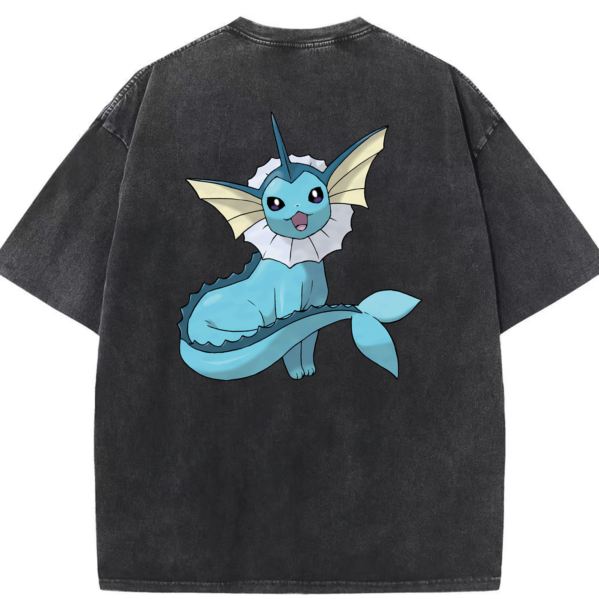 （画像用） ポケットモンスター Pokémon 綿100% ヴィンテージ風 半袖Tシャツ（背面プリント）