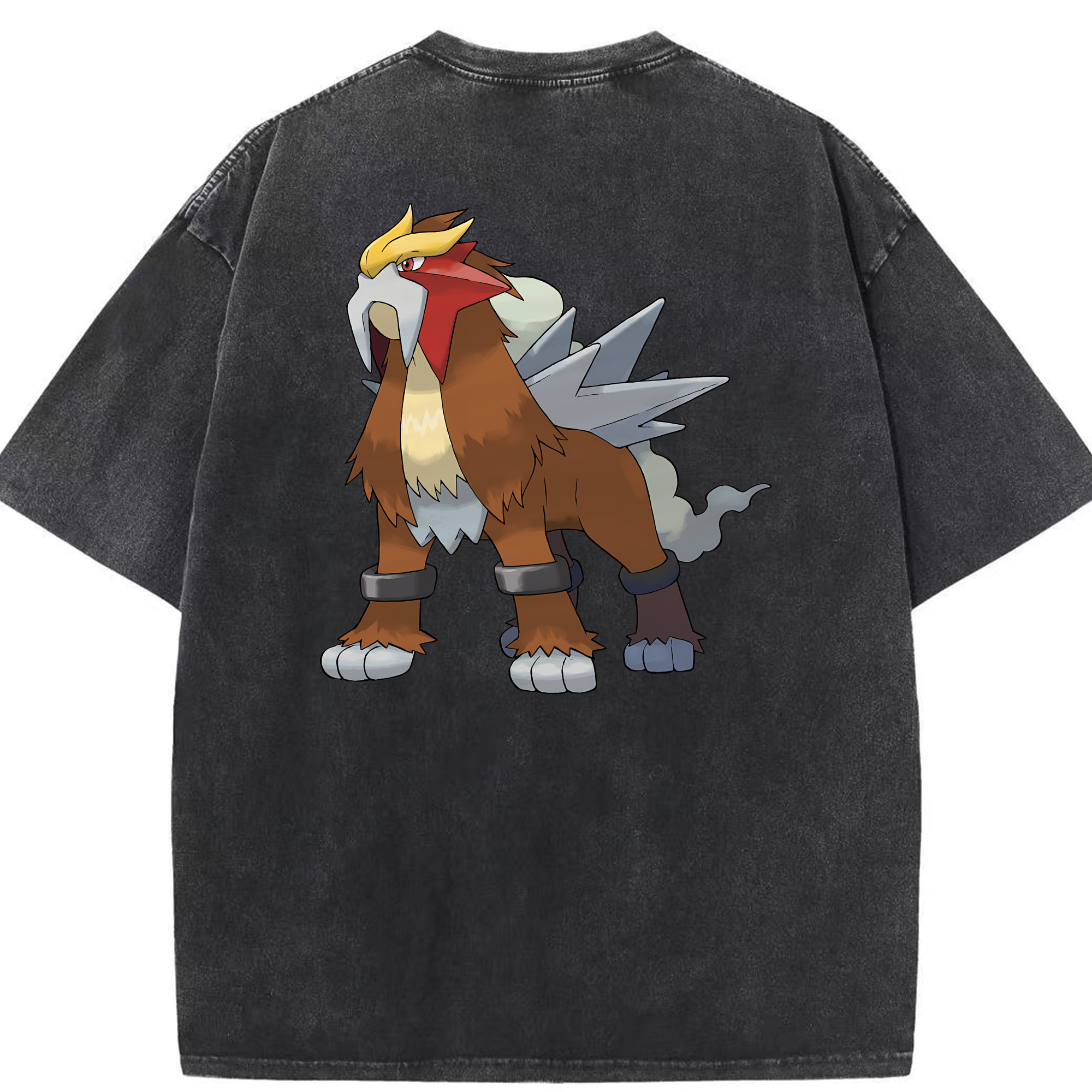 （画像用） ポケットモンスター Pokémon 綿100% ヴィンテージ風 半袖Tシャツ（背面プリント）
