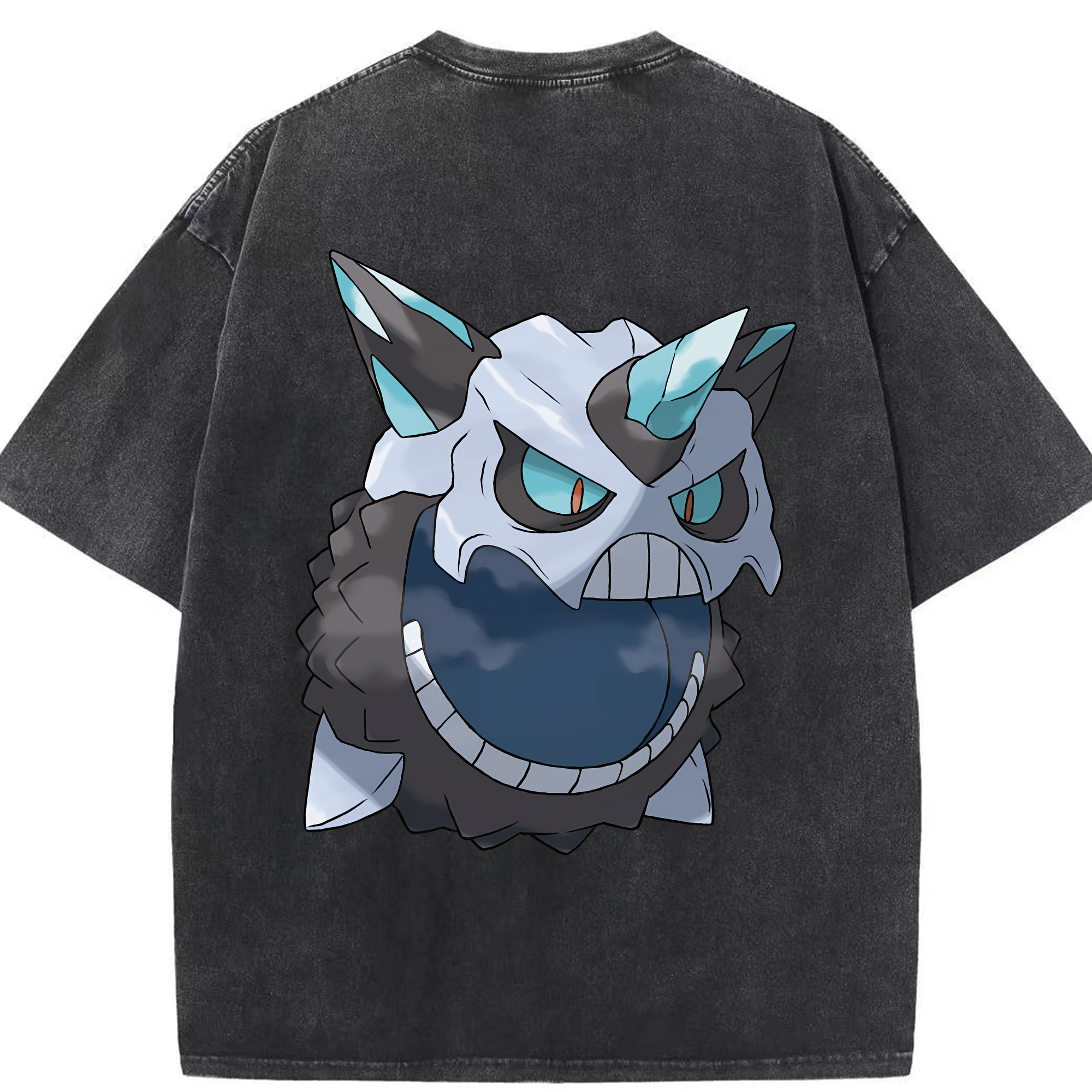 （画像用） ポケットモンスター Pokémon 綿100% ヴィンテージ風 半袖Tシャツ（背面プリント）