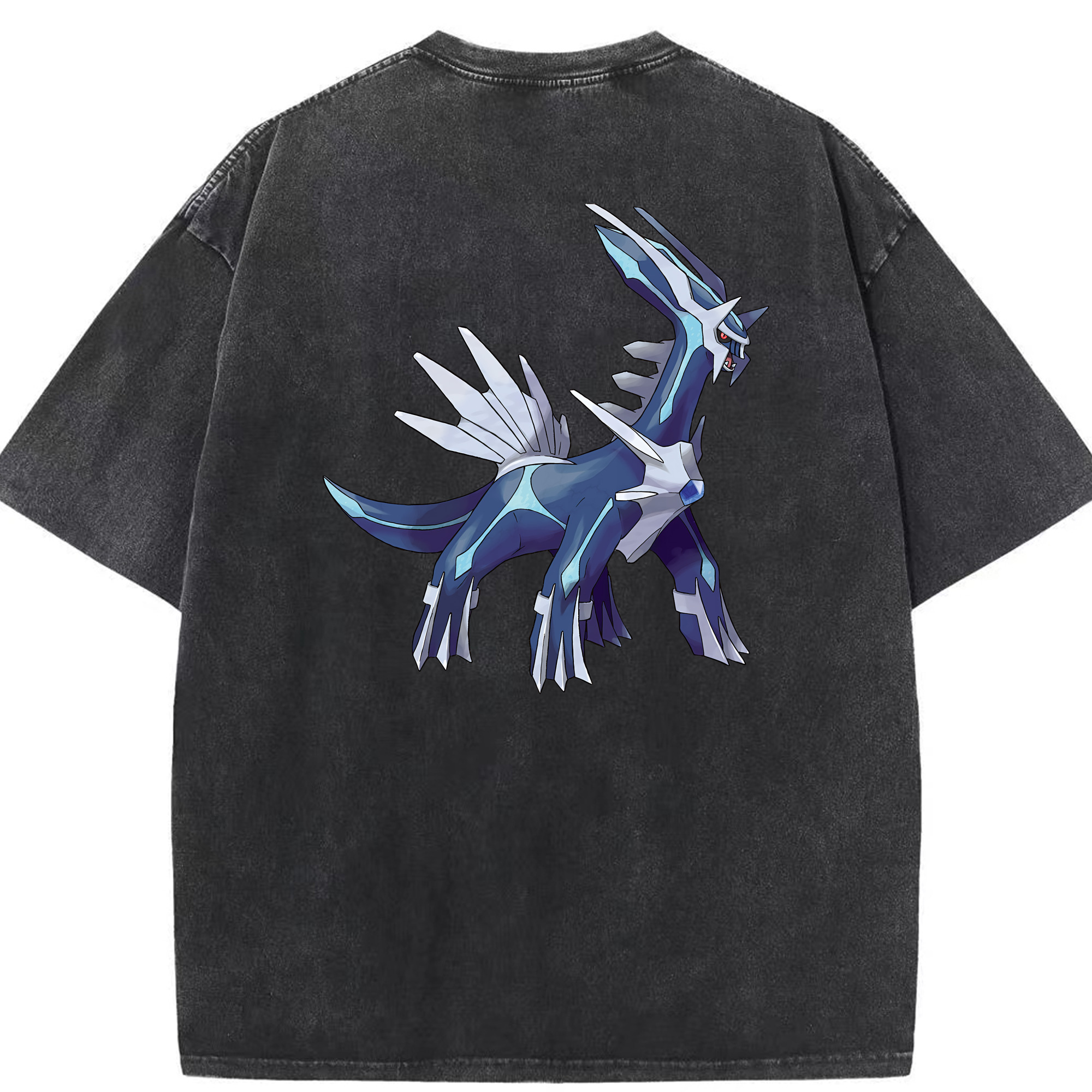 （画像用） ポケットモンスター Pokémon 綿100% ヴィンテージ風 半袖Tシャツ（背面プリント）