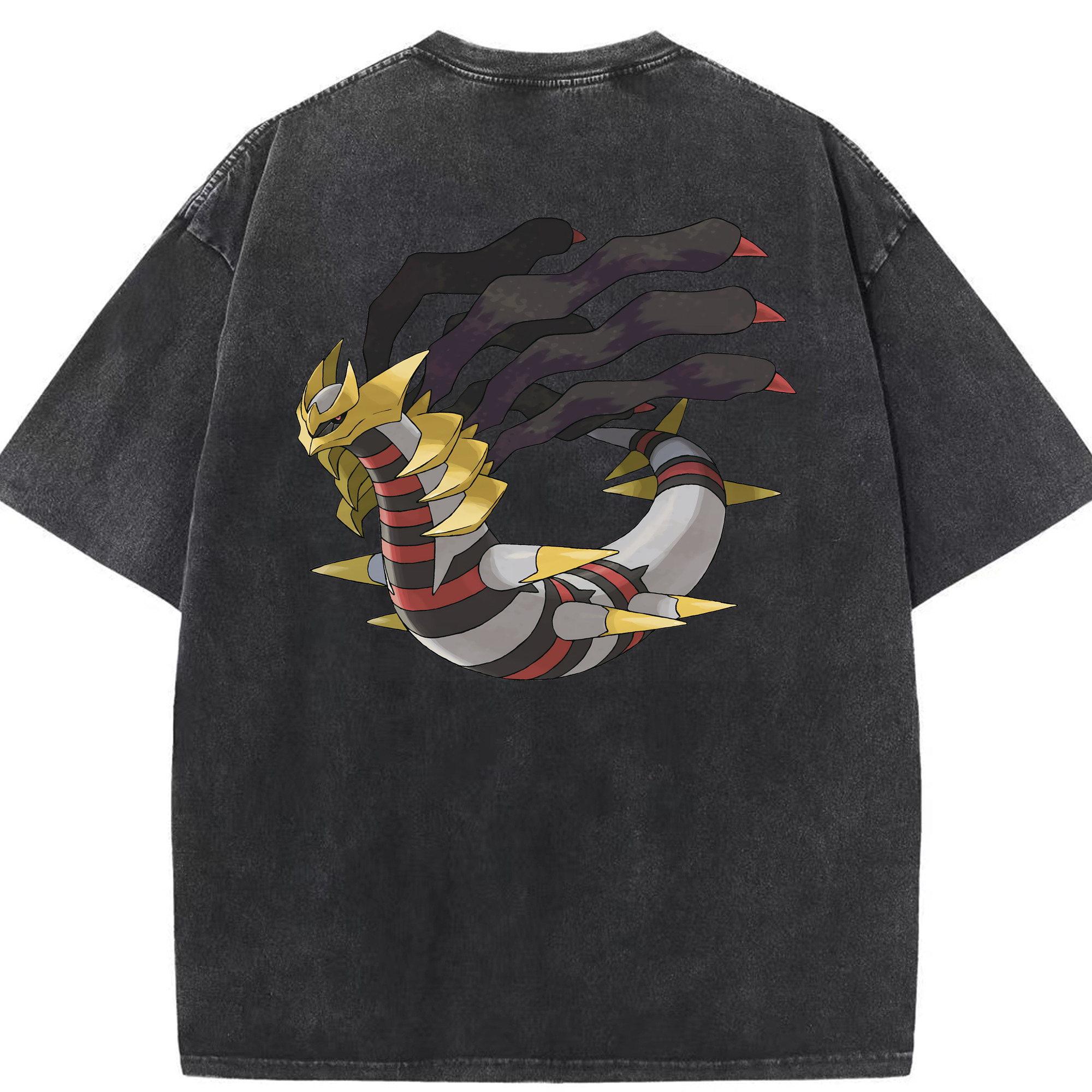 （画像用） ポケットモンスター Pokémon 綿100% ヴィンテージ風 半袖Tシャツ（背面プリント）