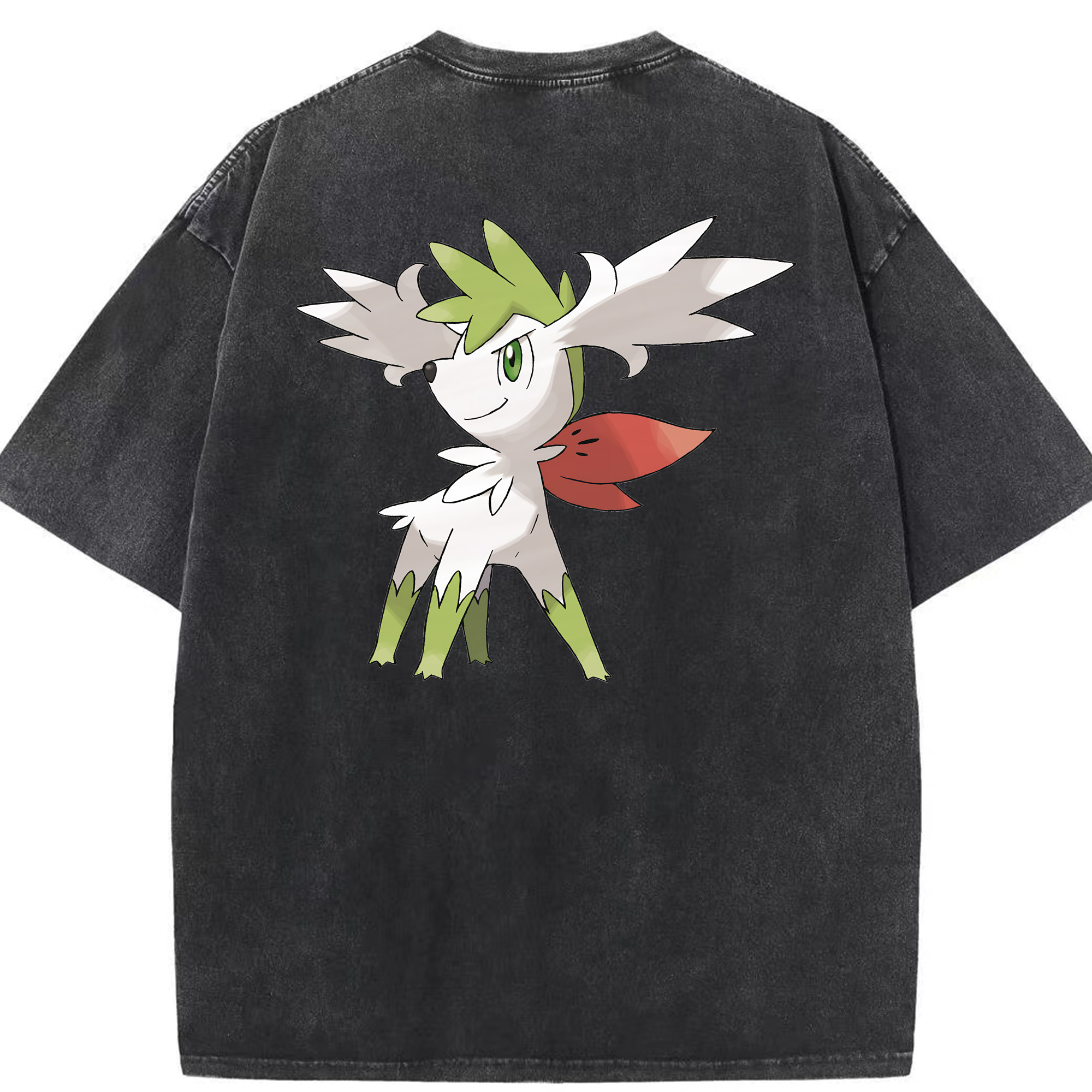 （画像用） ポケットモンスター Pokémon 綿100% ヴィンテージ風 半袖Tシャツ（背面プリント）