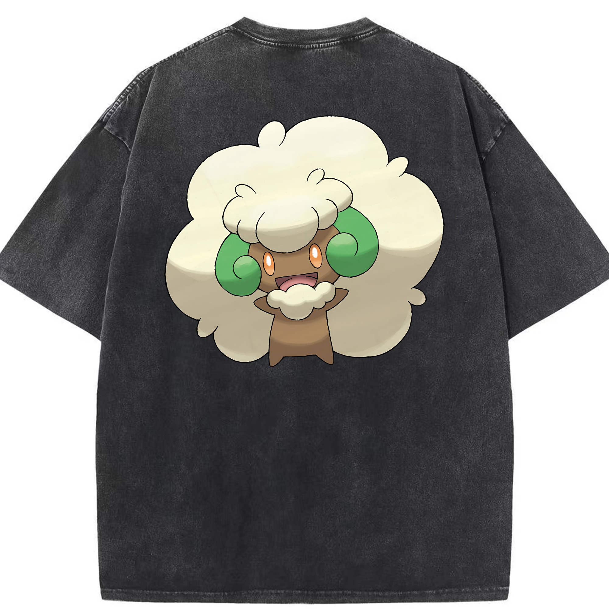 （画像用） ポケットモンスター Pokémon 綿100% ヴィンテージ風 半袖Tシャツ（背面プリント）