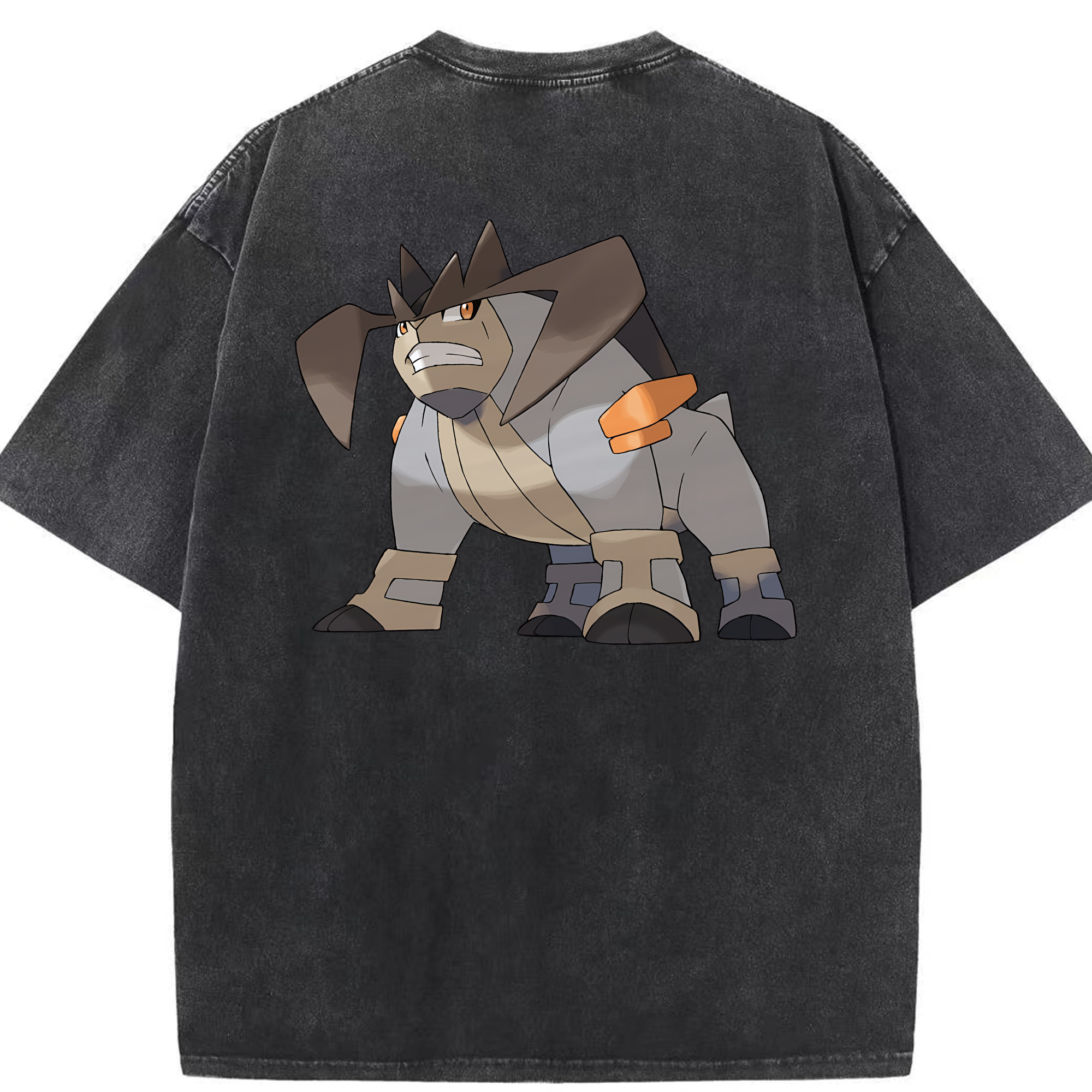 （画像用） ポケットモンスター Pokémon 綿100% ヴィンテージ風 半袖Tシャツ（背面プリント）