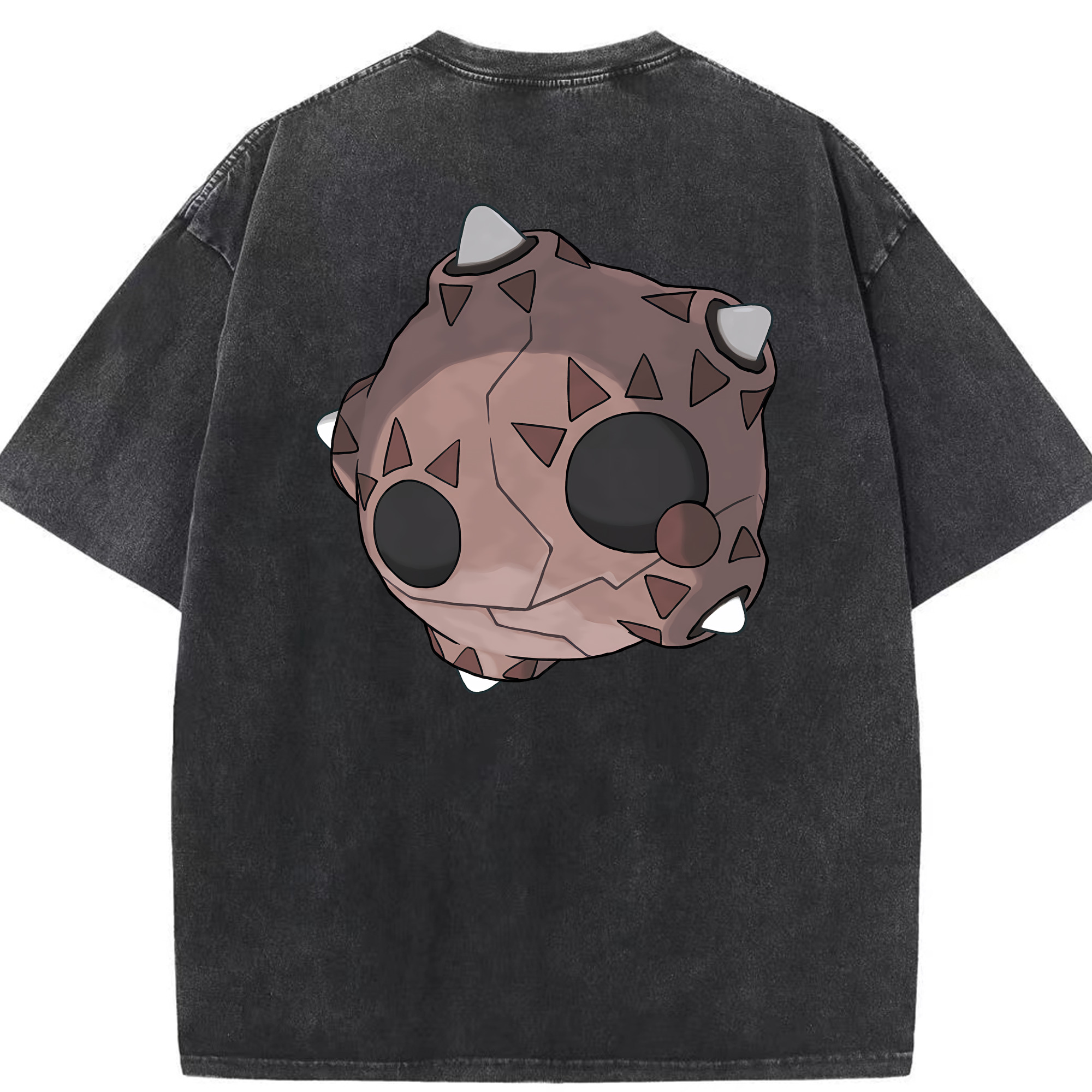（画像用） ポケットモンスター Pokémon 綿100% ヴィンテージ風 半袖Tシャツ（背面プリント）