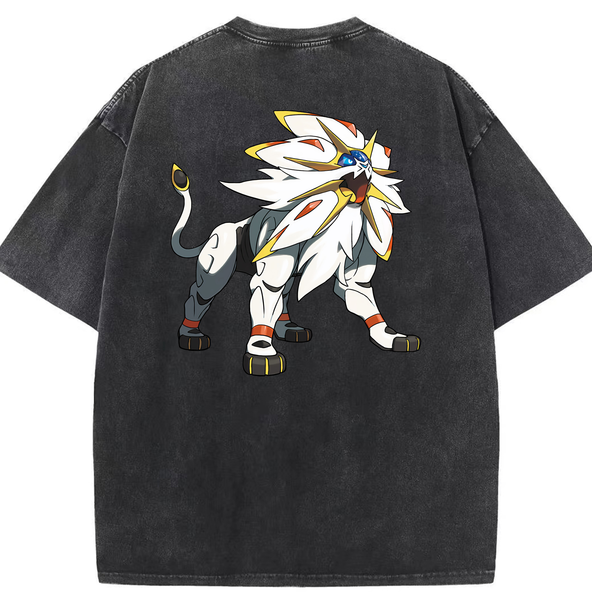 （画像用） ポケットモンスター Pokémon 綿100% ヴィンテージ風 半袖Tシャツ（背面プリント）