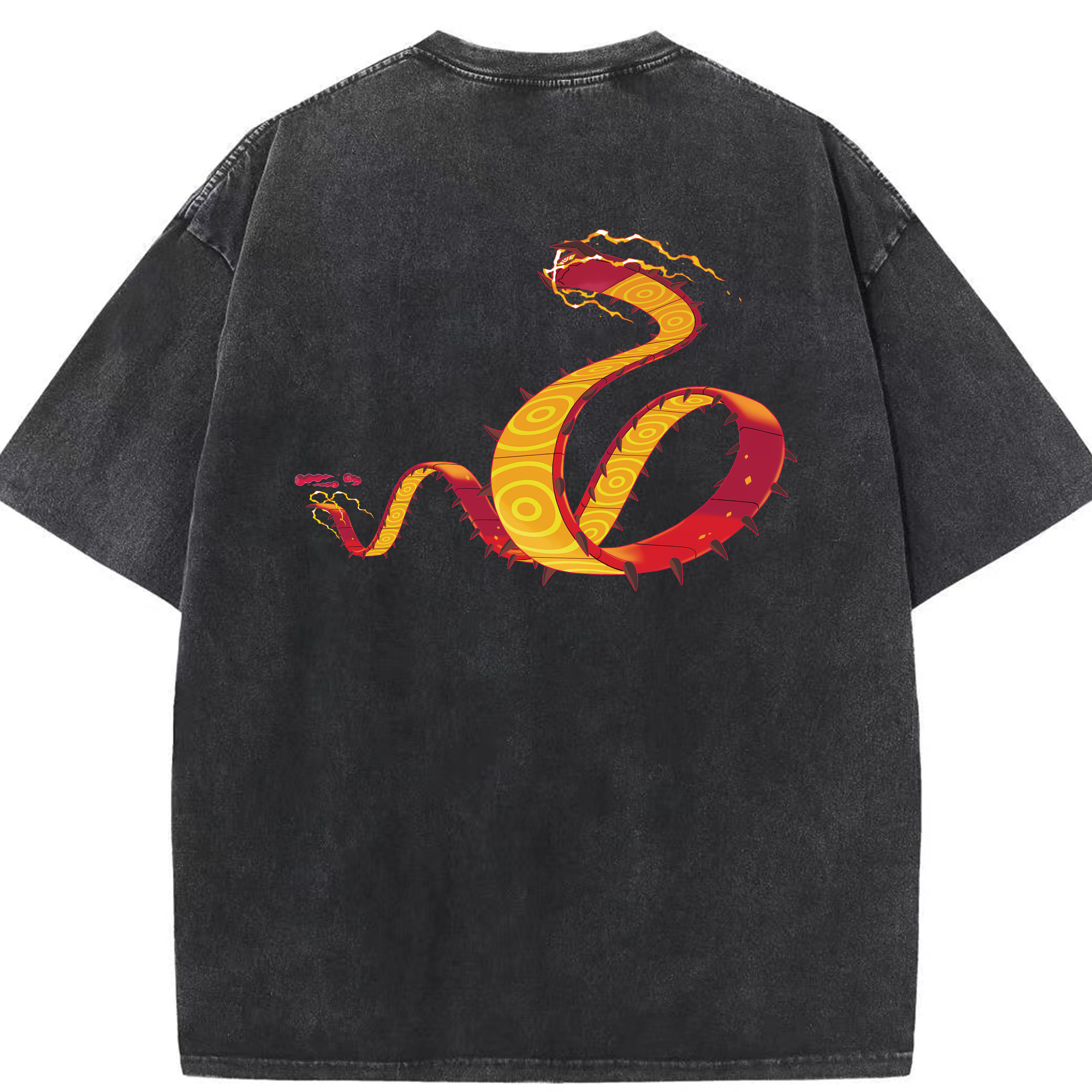 （画像用） ポケットモンスター Pokémon 綿100% ヴィンテージ風 半袖Tシャツ（背面プリント）