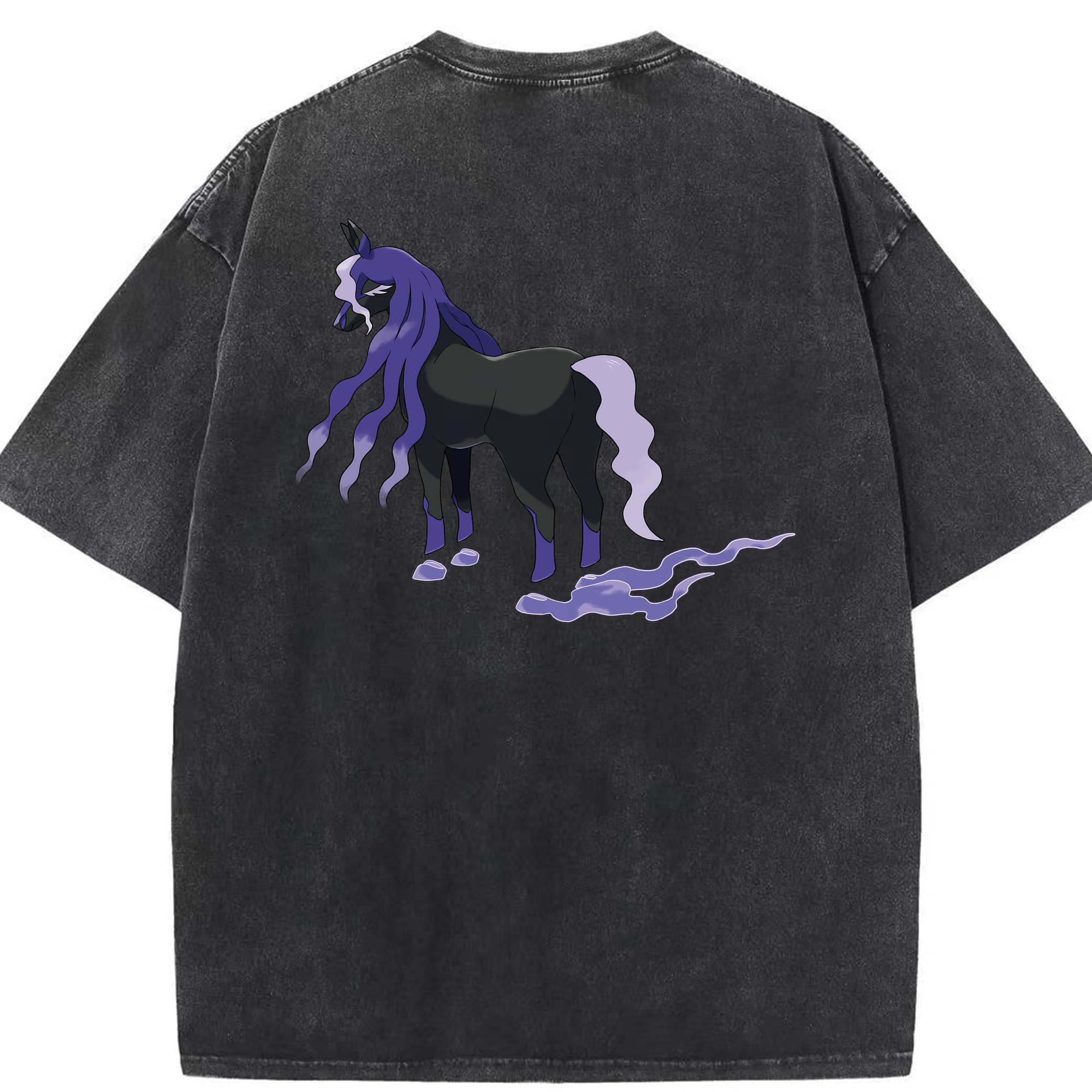 （画像用） ポケットモンスター Pokémon 綿100% ヴィンテージ風 半袖Tシャツ（背面プリント）
