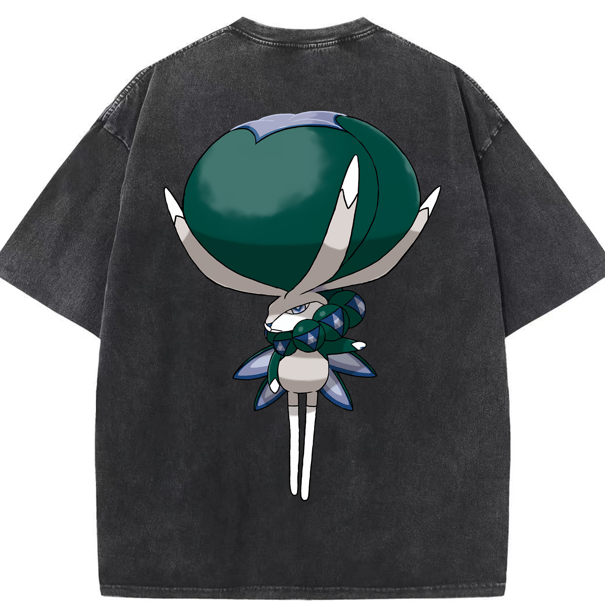 （画像用） ポケットモンスター Pokémon 綿100% ヴィンテージ風 半袖Tシャツ（背面プリント）