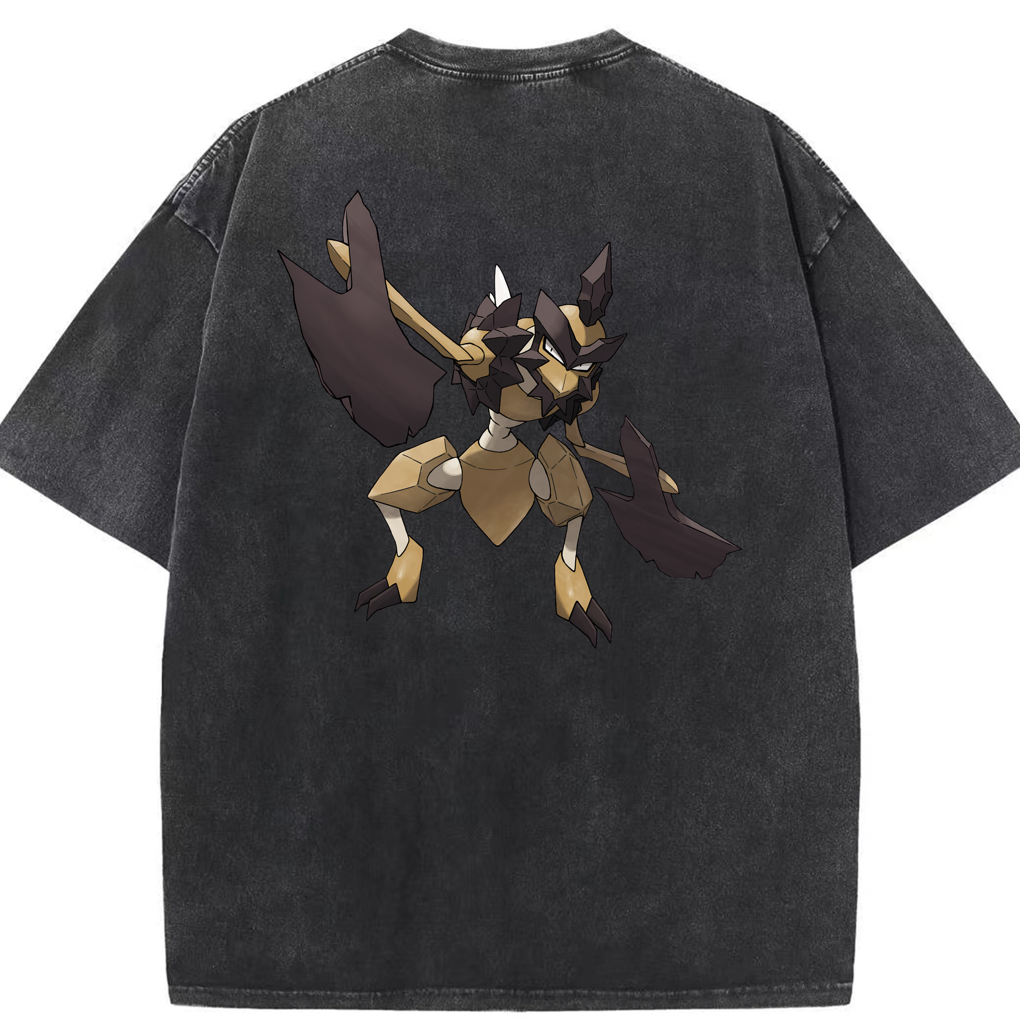 （画像用） ポケットモンスター Pokémon 綿100% ヴィンテージ風 半袖Tシャツ（背面プリント）