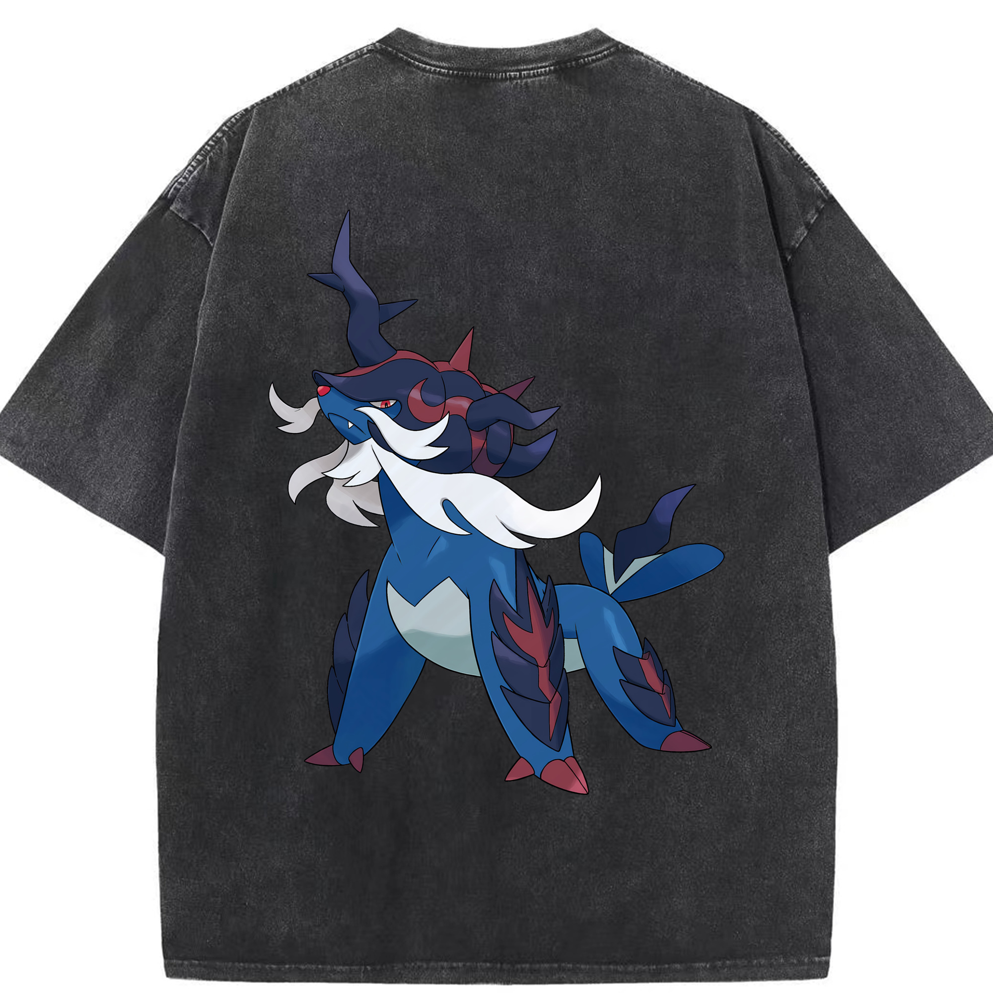 （画像用） ポケットモンスター Pokémon 綿100% ヴィンテージ風 半袖Tシャツ（背面プリント）