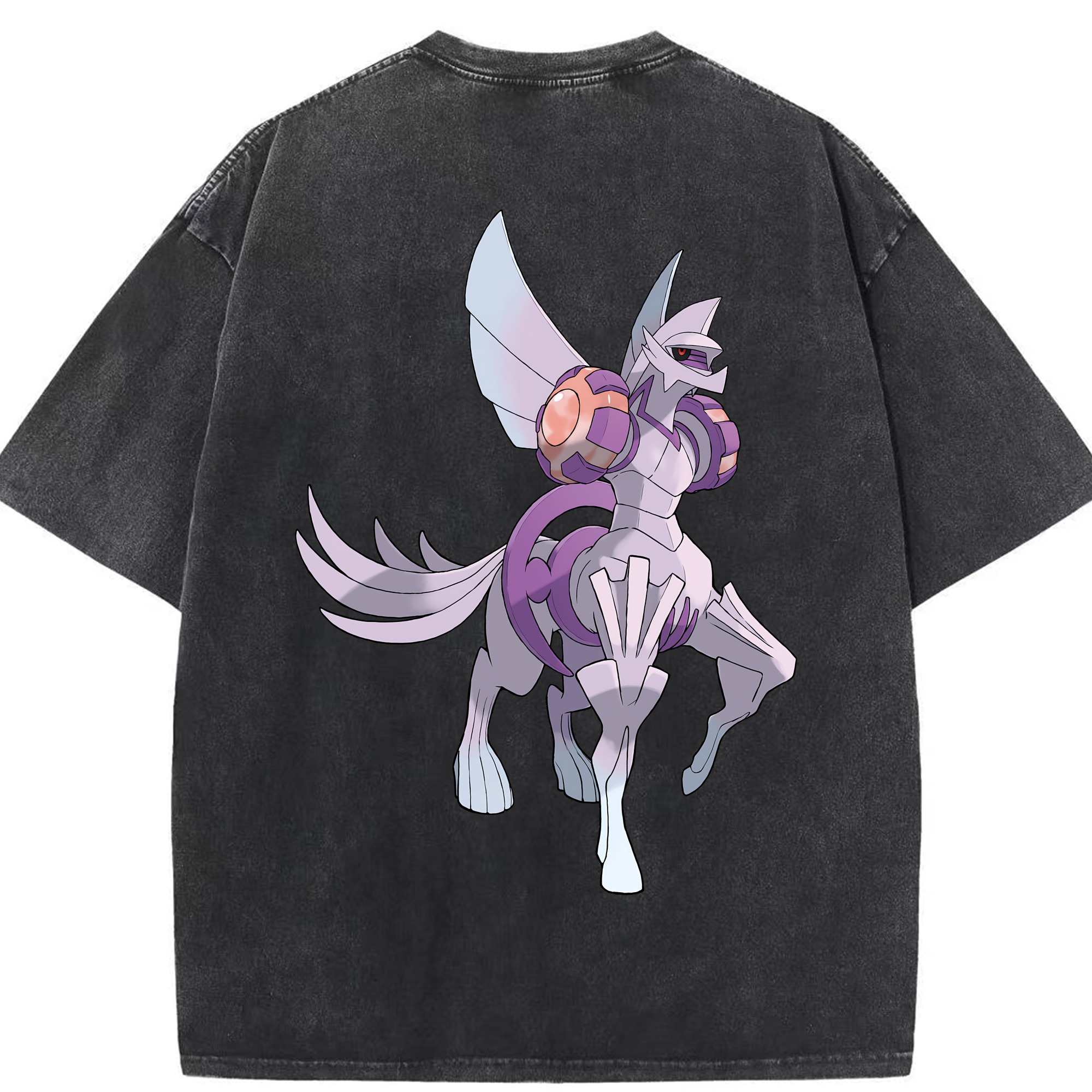（画像用） ポケットモンスター Pokémon 綿100% ヴィンテージ風 半袖Tシャツ（背面プリント）