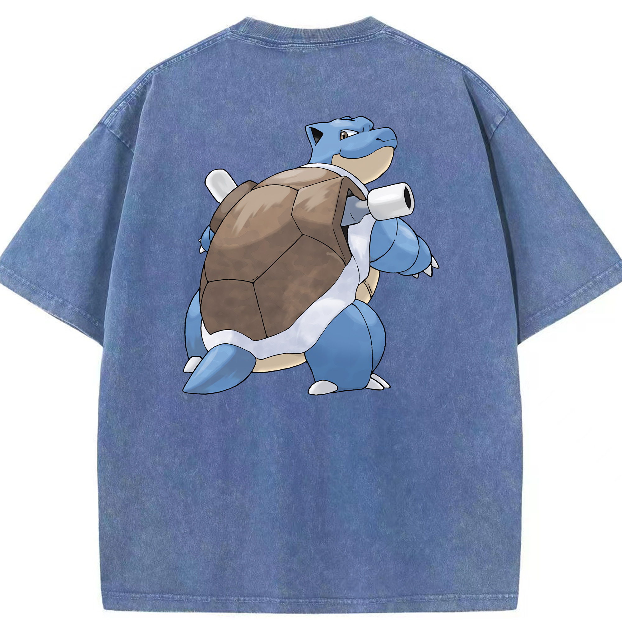 （画像用） ポケットモンスター Pokémon 綿100% ヴィンテージ風 半袖Tシャツ（背面プリント）