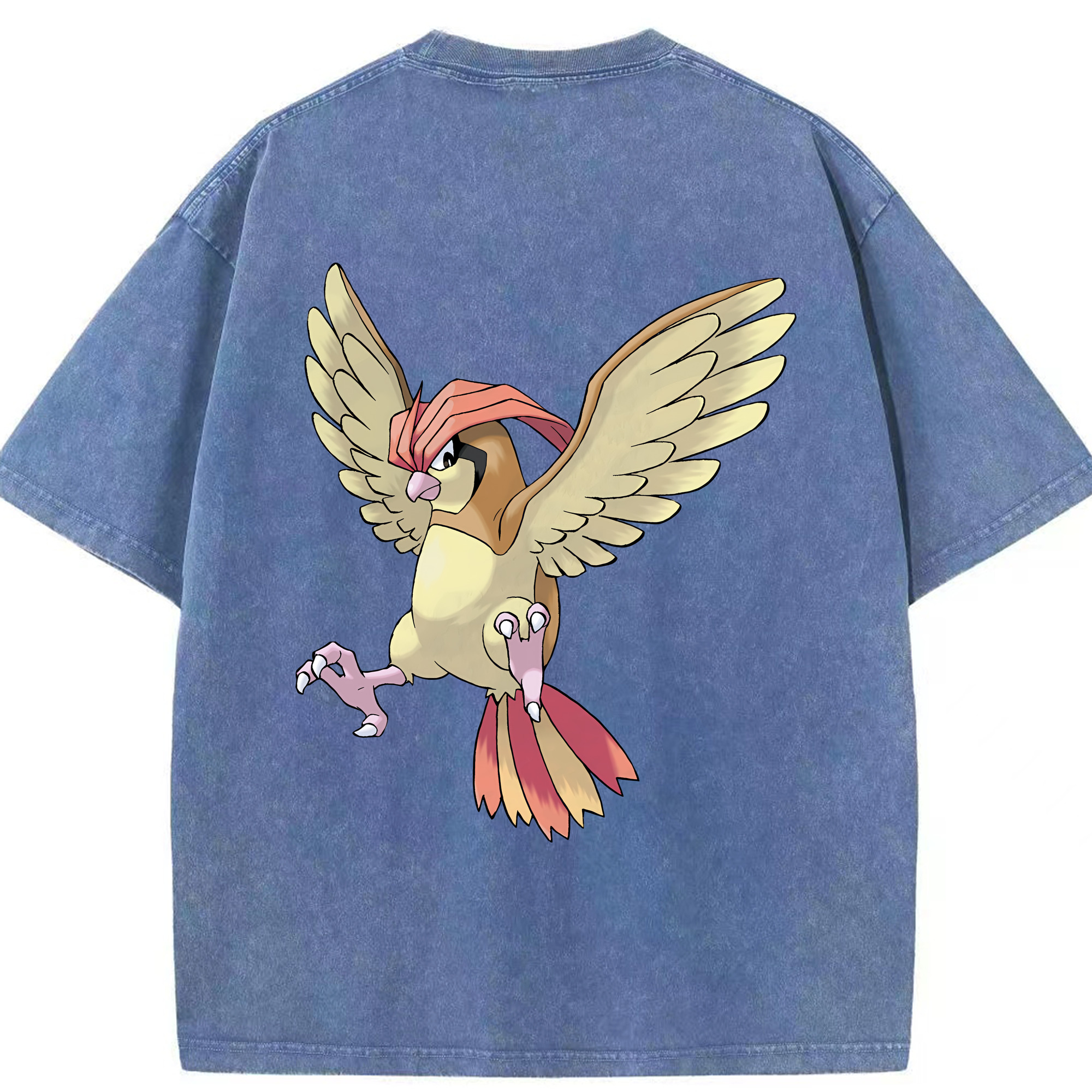 （画像用） ポケットモンスター Pokémon 綿100% ヴィンテージ風 半袖Tシャツ（背面プリント）