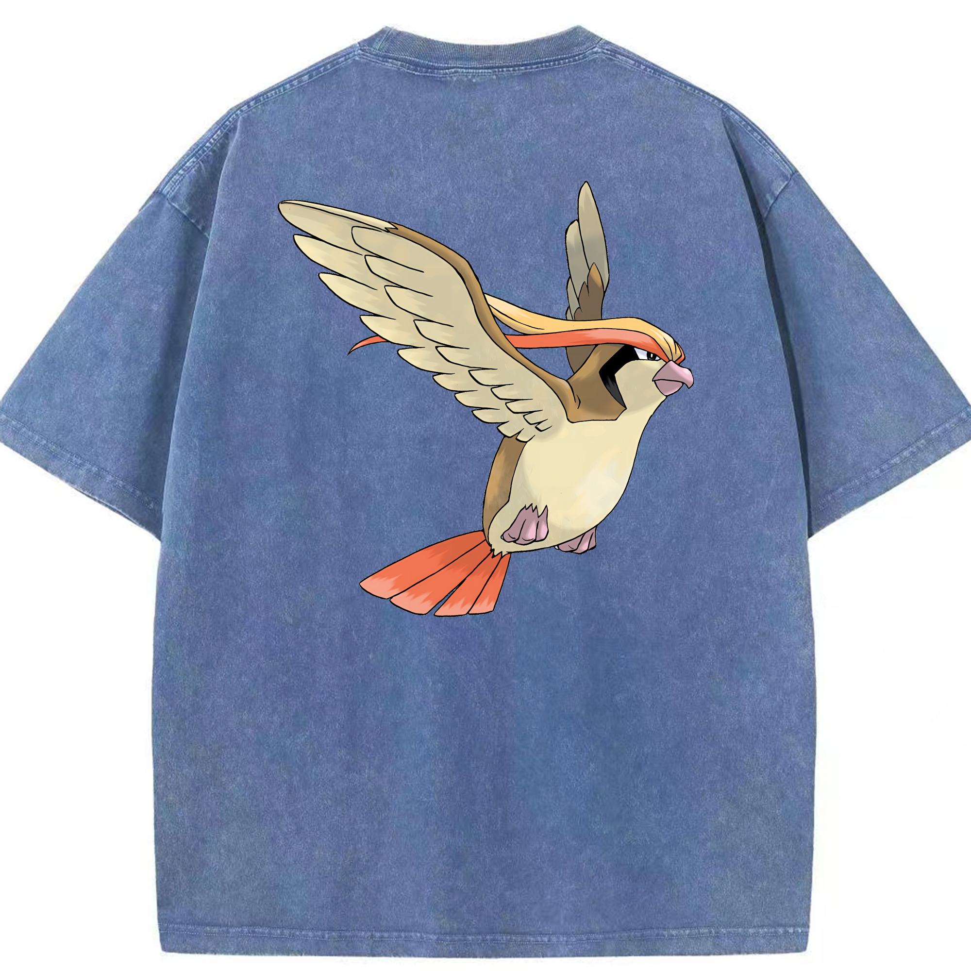 （画像用） ポケットモンスター Pokémon 綿100% ヴィンテージ風 半袖Tシャツ（背面プリント）