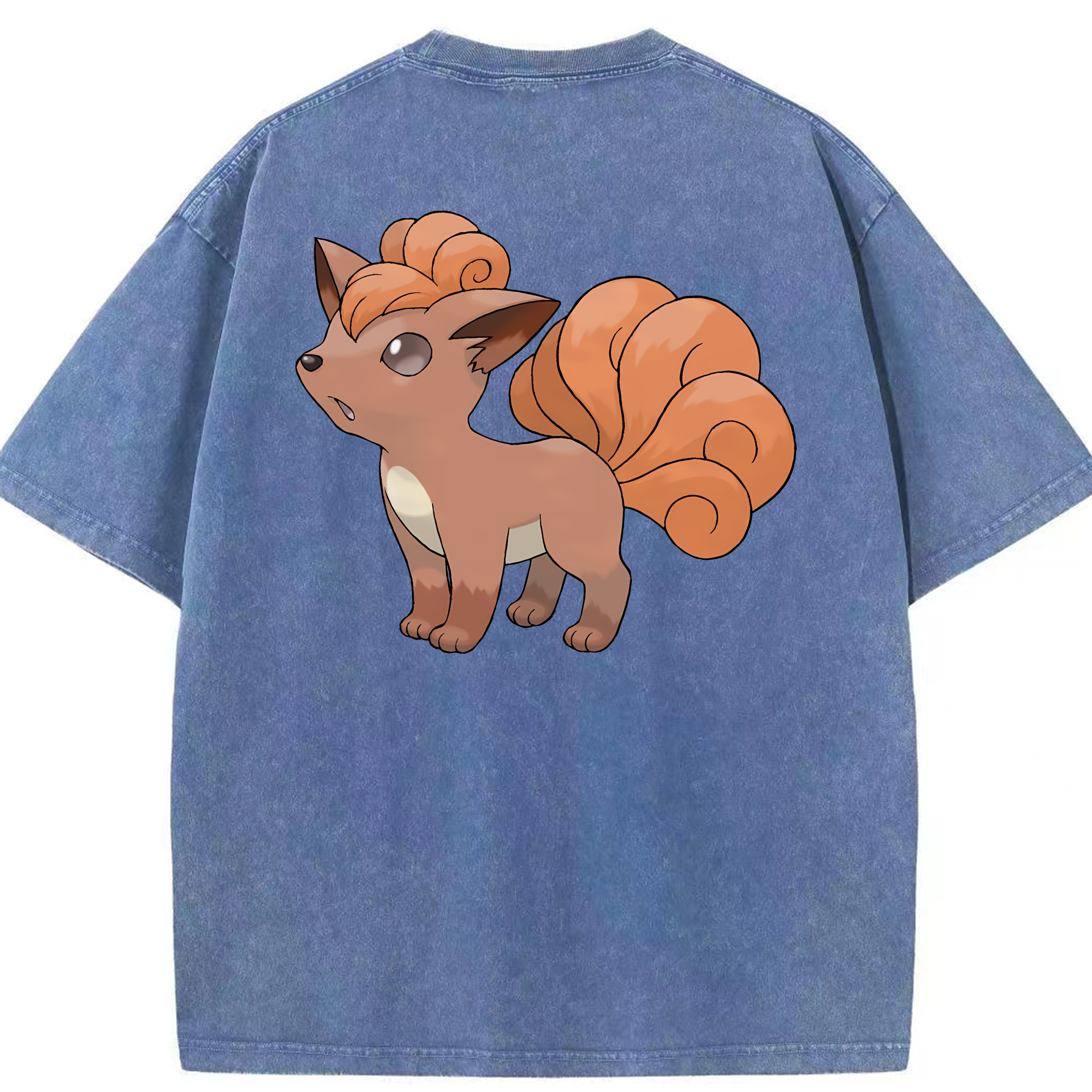 （画像用） ポケットモンスター Pokémon 綿100% ヴィンテージ風 半袖Tシャツ（背面プリント）