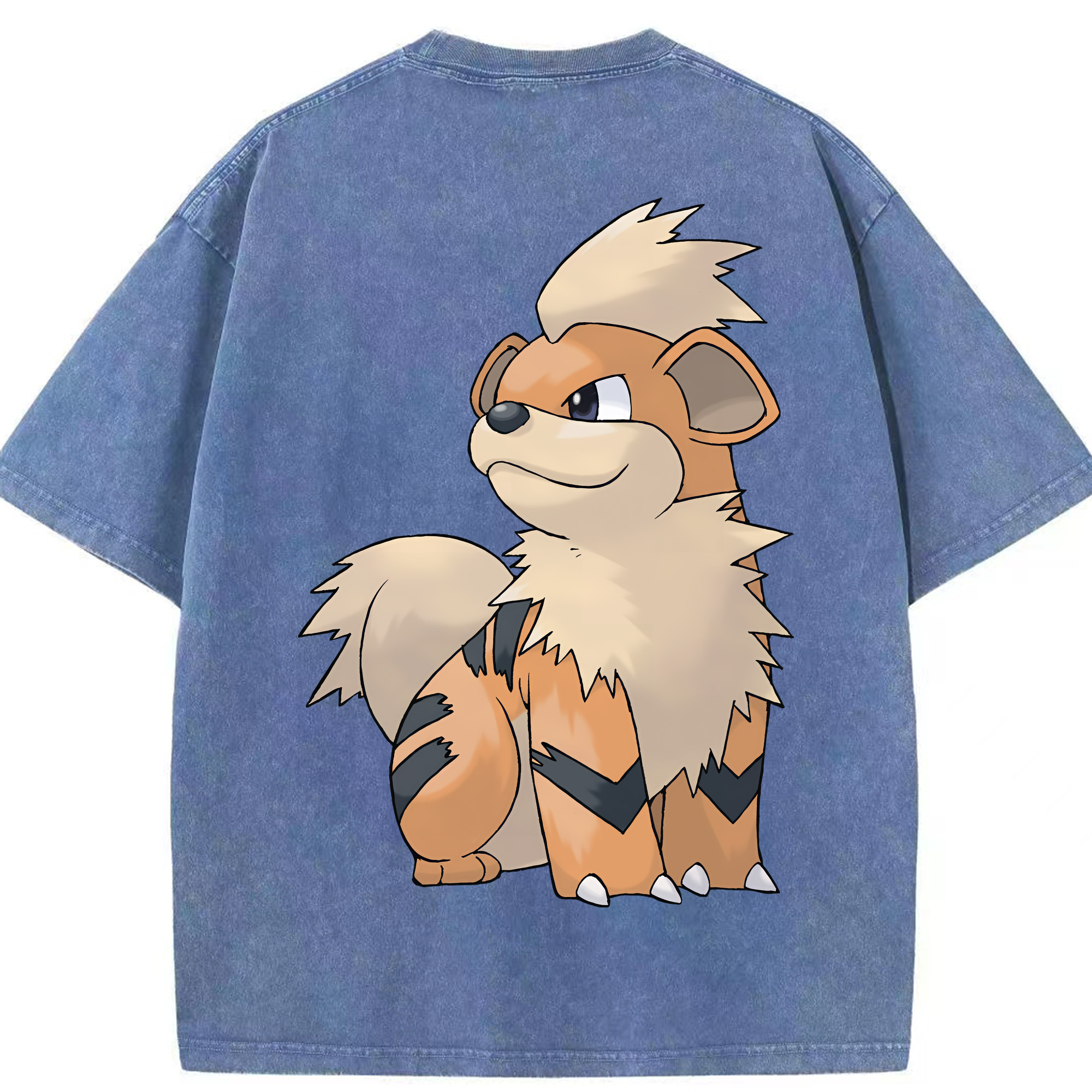 （画像用） ポケットモンスター Pokémon 綿100% ヴィンテージ風 半袖Tシャツ（背面プリント）