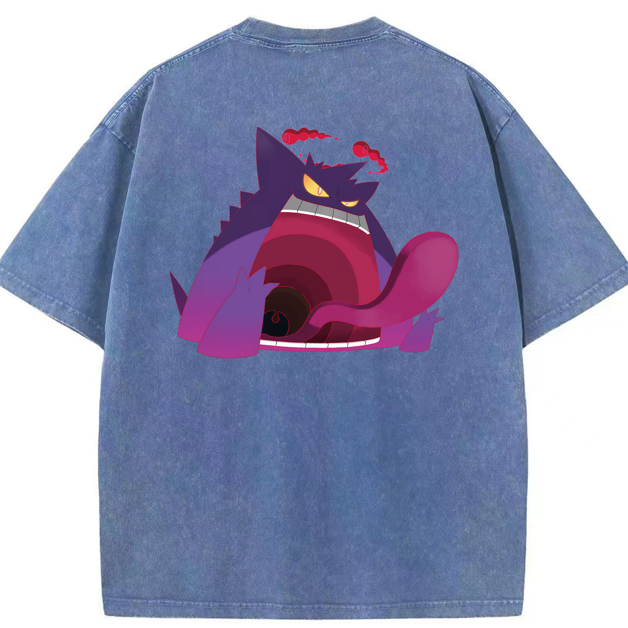 （画像用） ポケットモンスター Pokémon 綿100% ヴィンテージ風 半袖Tシャツ（背面プリント）
