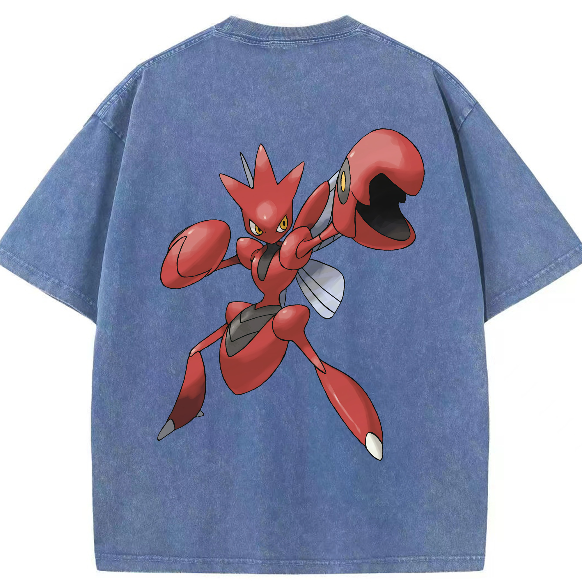 （画像用） ポケットモンスター Pokémon 綿100% ヴィンテージ風 半袖Tシャツ（背面プリント）