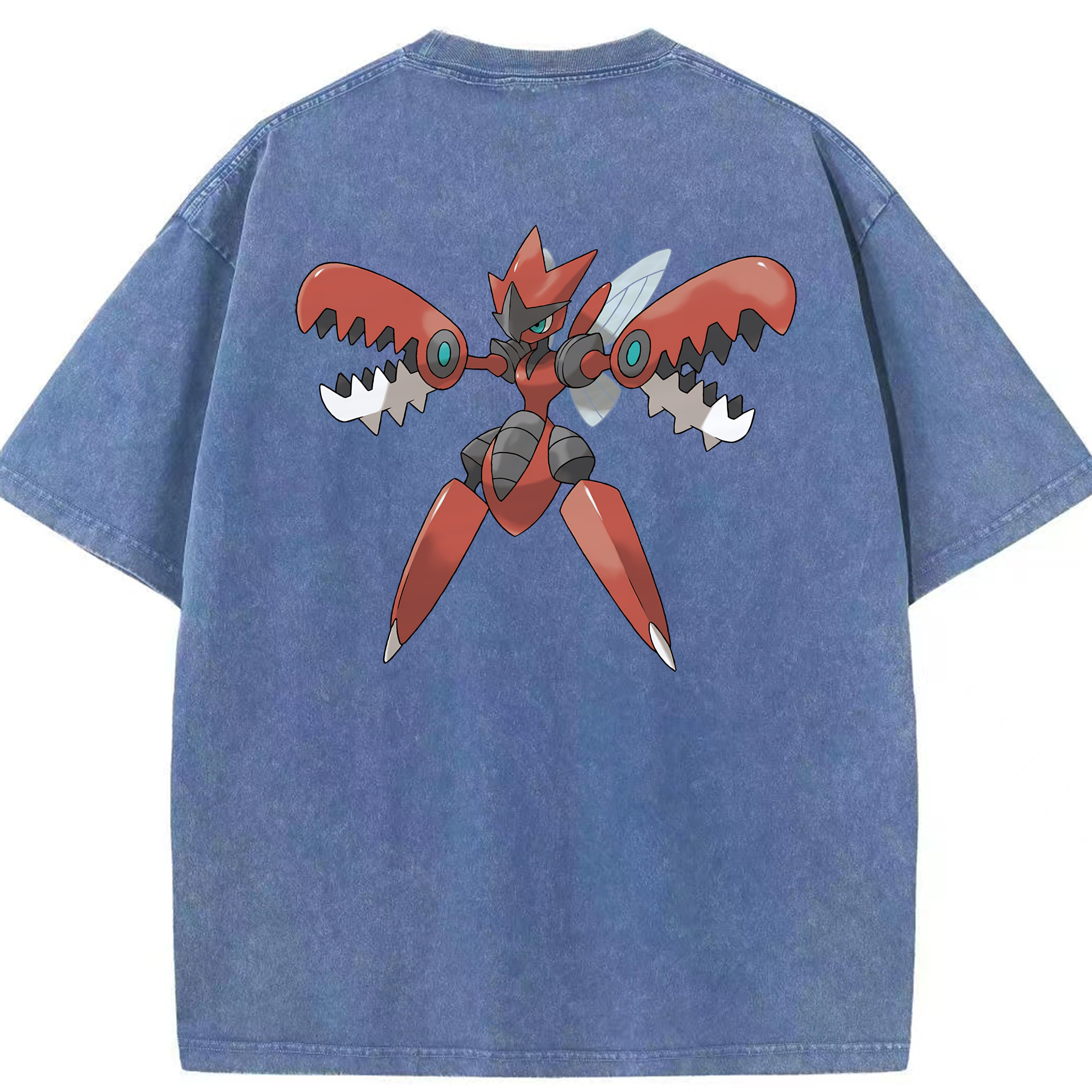 （画像用） ポケットモンスター Pokémon 綿100% ヴィンテージ風 半袖Tシャツ（背面プリント）