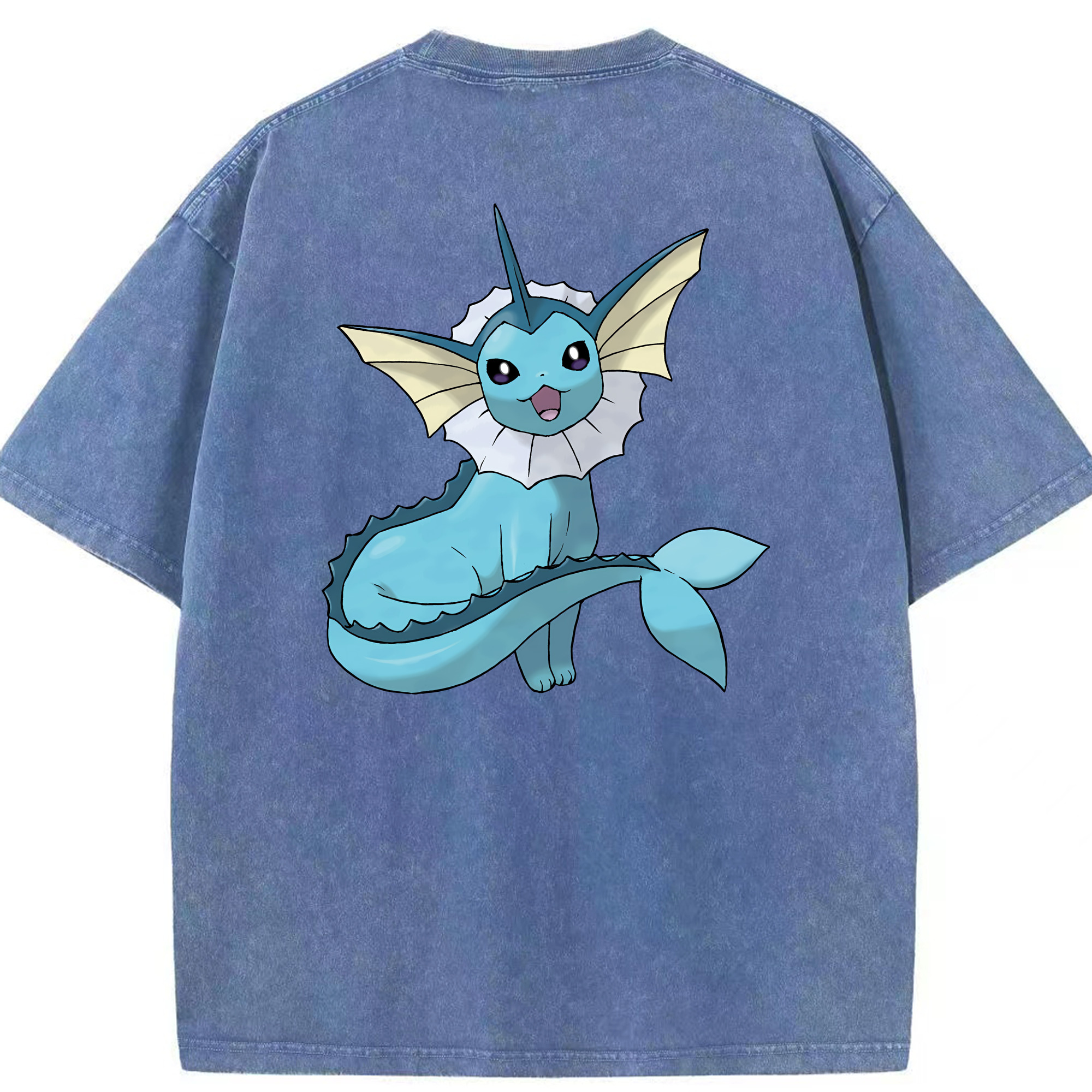 （画像用） ポケットモンスター Pokémon 綿100% ヴィンテージ風 半袖Tシャツ（背面プリント）