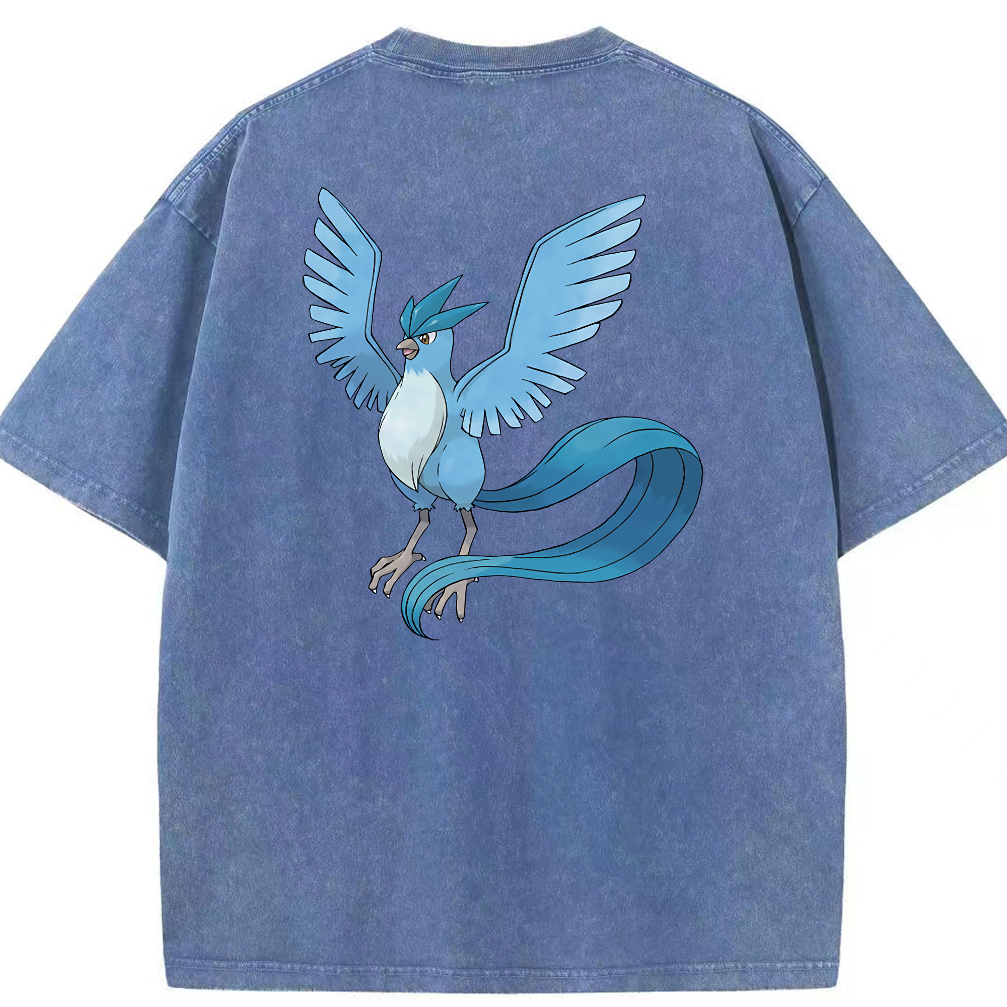 （画像用） ポケットモンスター Pokémon 綿100% ヴィンテージ風 半袖Tシャツ（背面プリント）