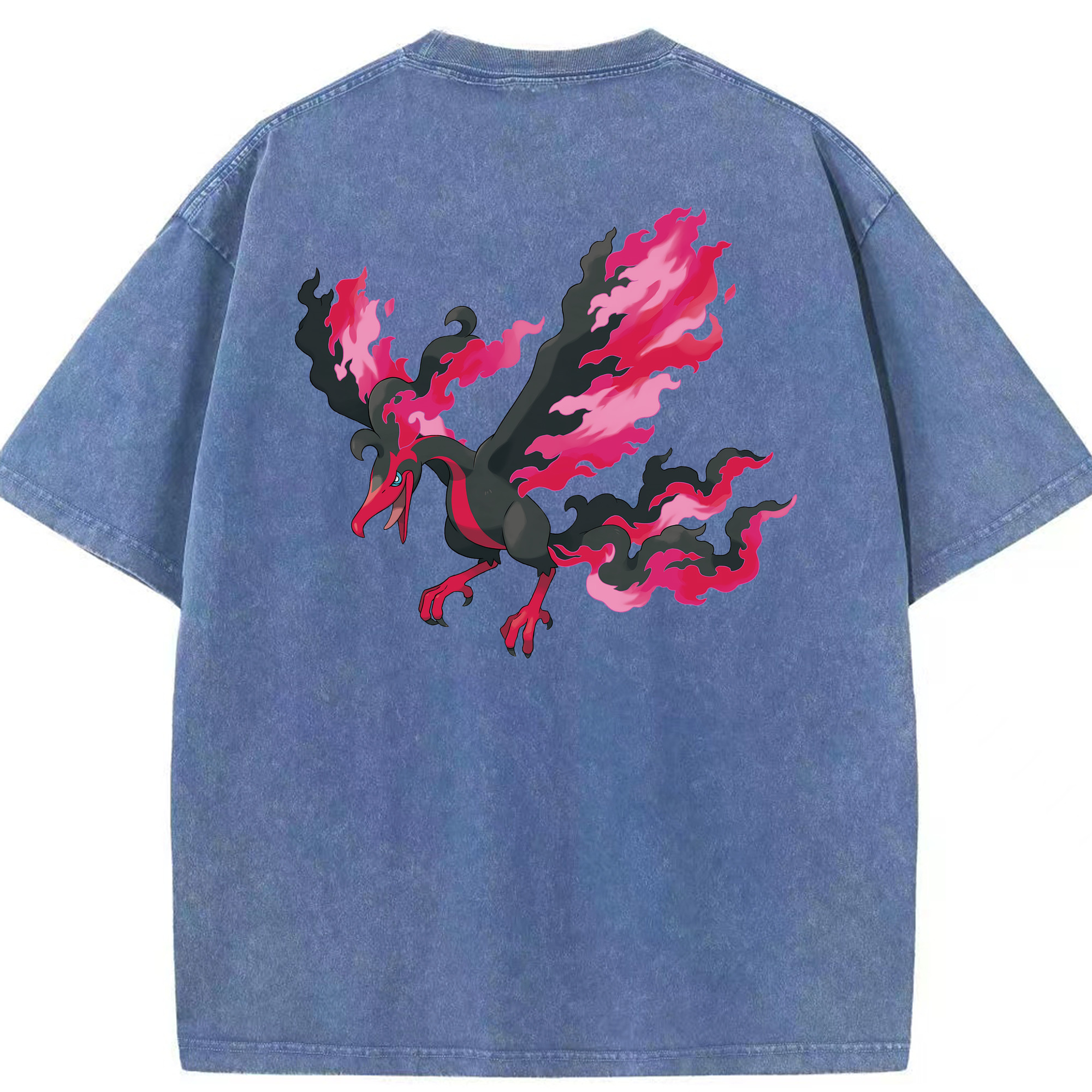 （画像用） ポケットモンスター Pokémon 綿100% ヴィンテージ風 半袖Tシャツ（背面プリント）