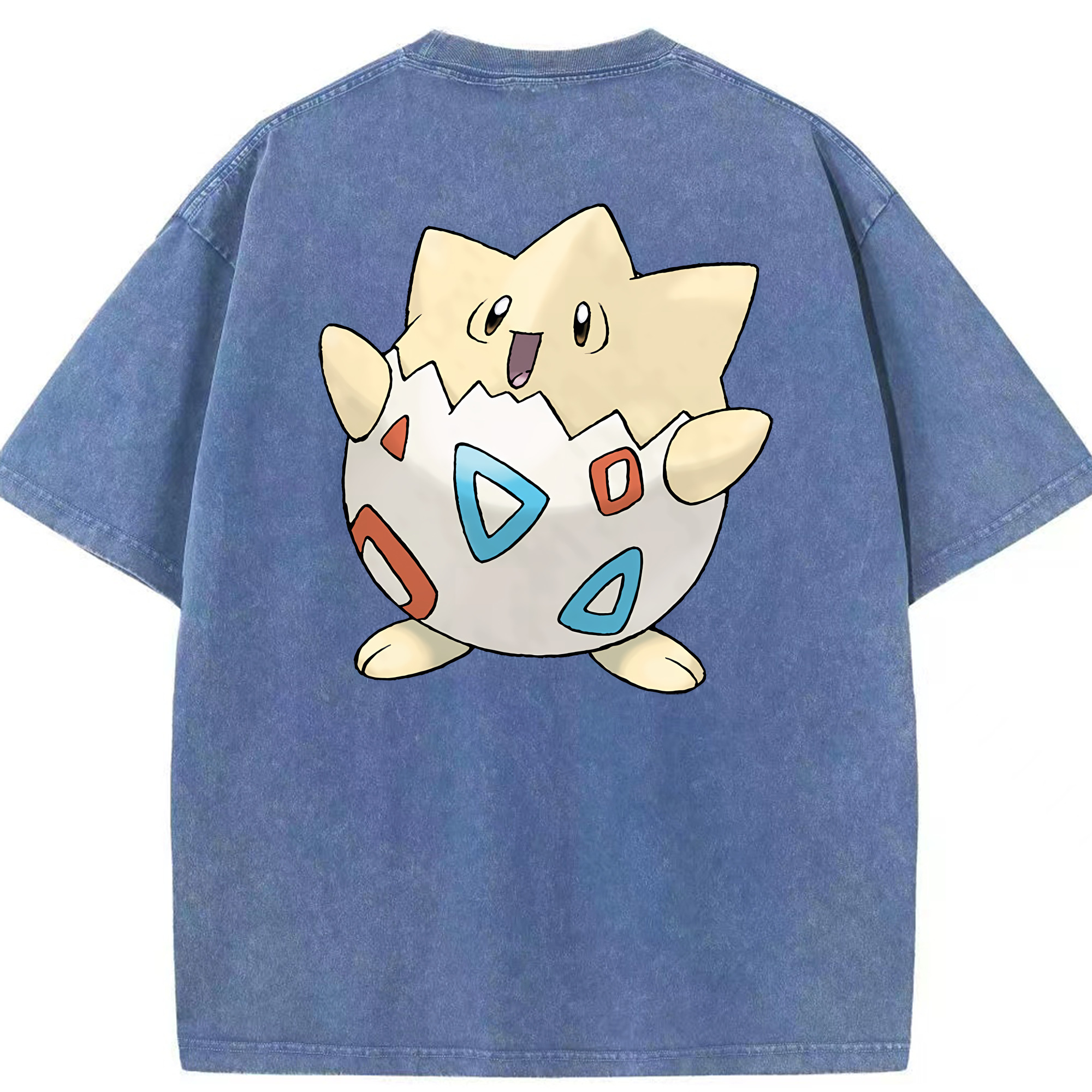 （画像用） ポケットモンスター Pokémon 綿100% ヴィンテージ風 半袖Tシャツ（背面プリント）