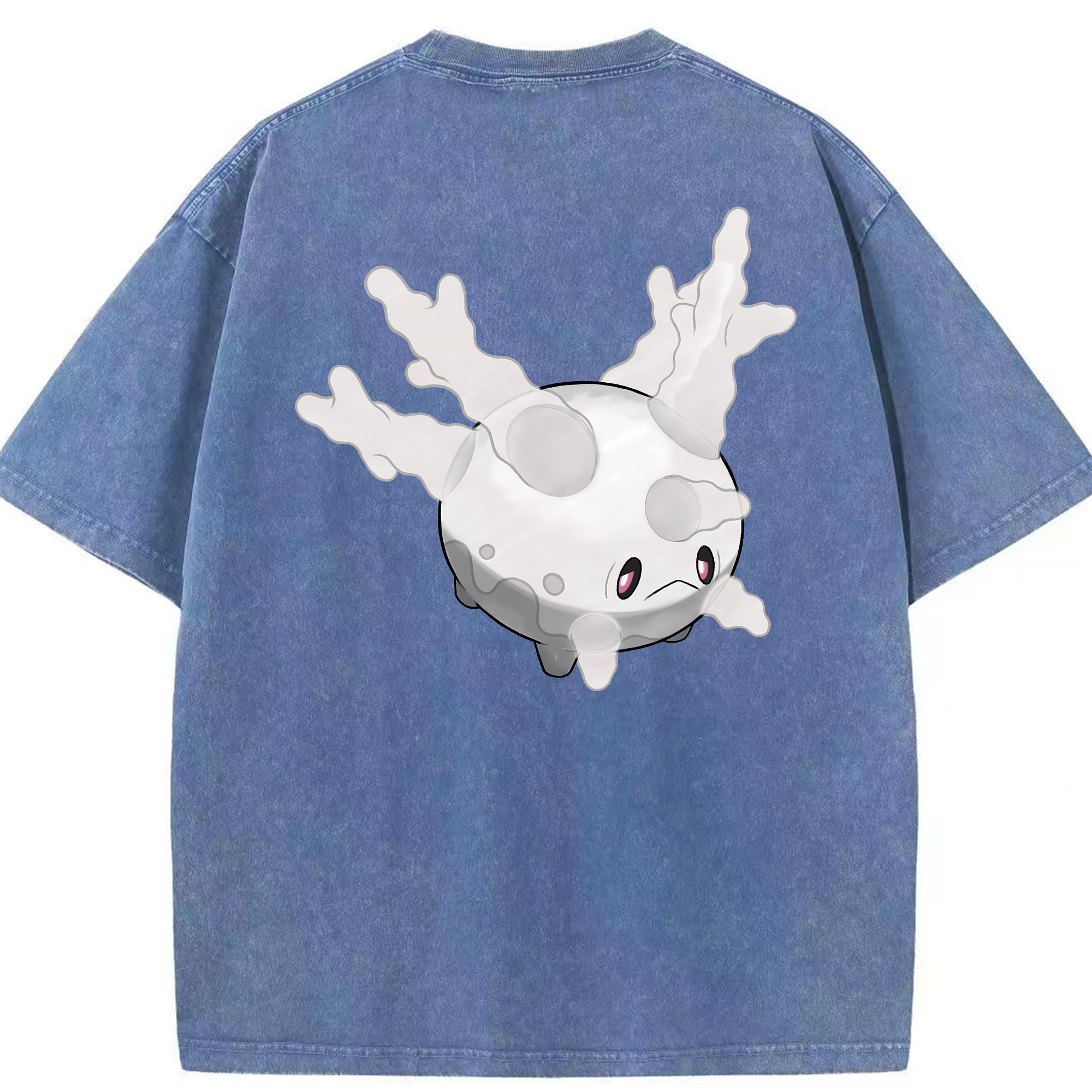 （画像用） ポケットモンスター Pokémon 綿100% ヴィンテージ風 半袖Tシャツ（背面プリント）
