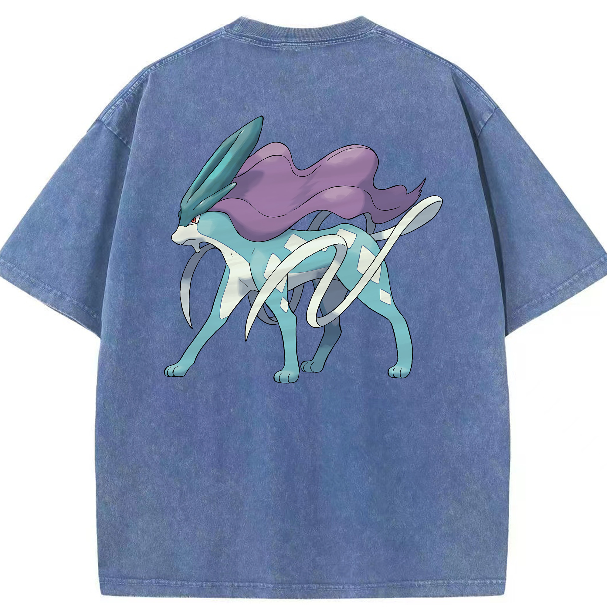 （画像用） ポケットモンスター Pokémon 綿100% ヴィンテージ風 半袖Tシャツ（背面プリント）