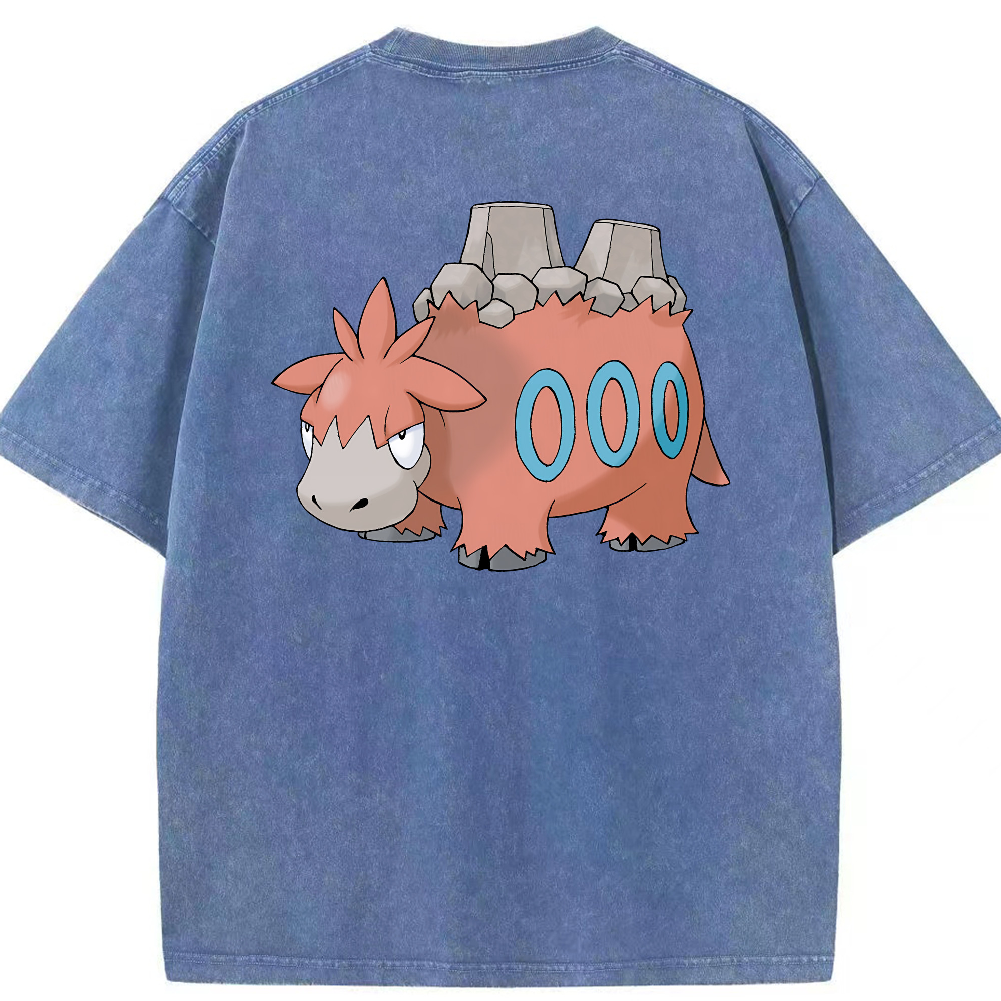 （画像用） ポケットモンスター Pokémon 綿100% ヴィンテージ風 半袖Tシャツ（背面プリント）