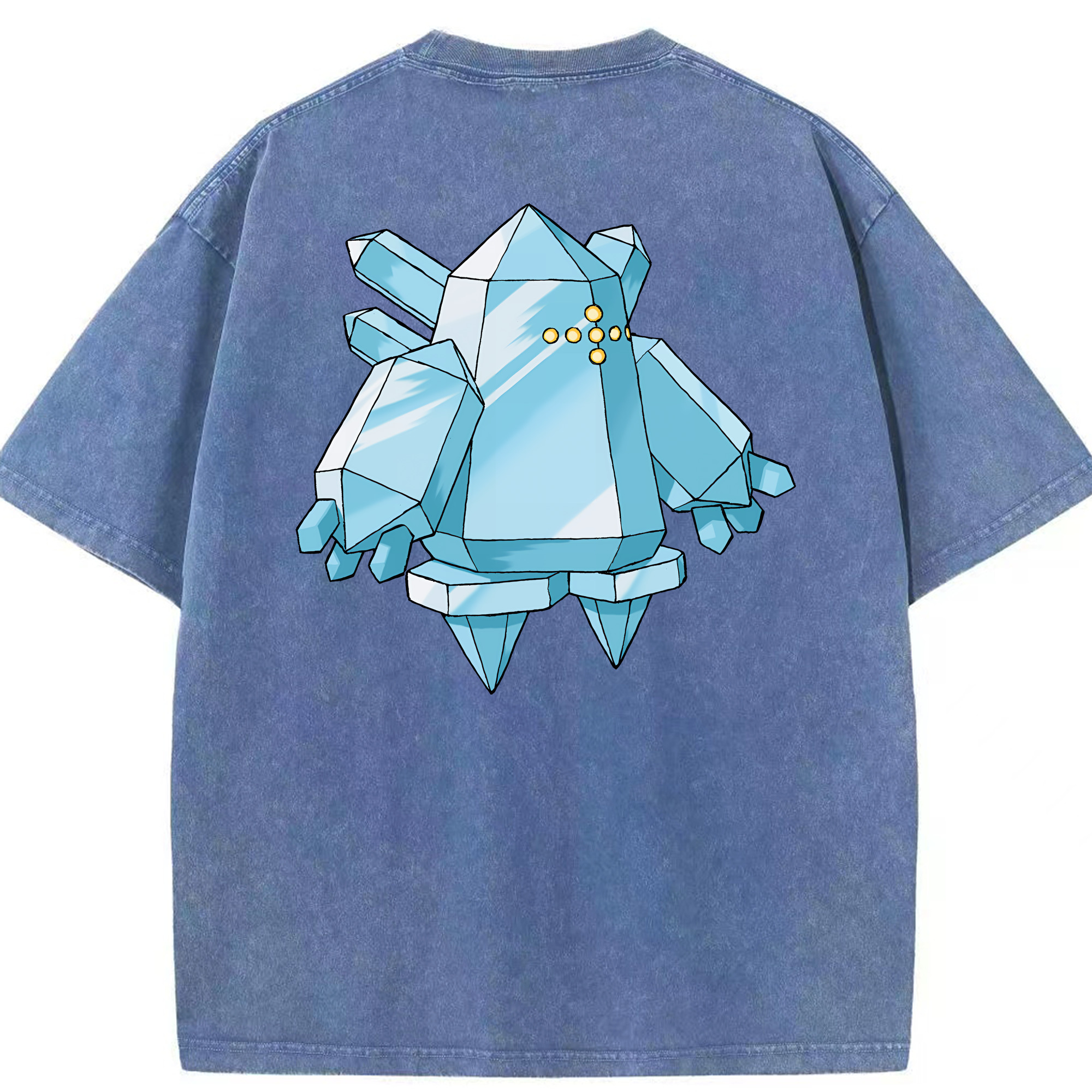 （画像用） ポケットモンスター Pokémon 綿100% ヴィンテージ風 半袖Tシャツ（背面プリント）
