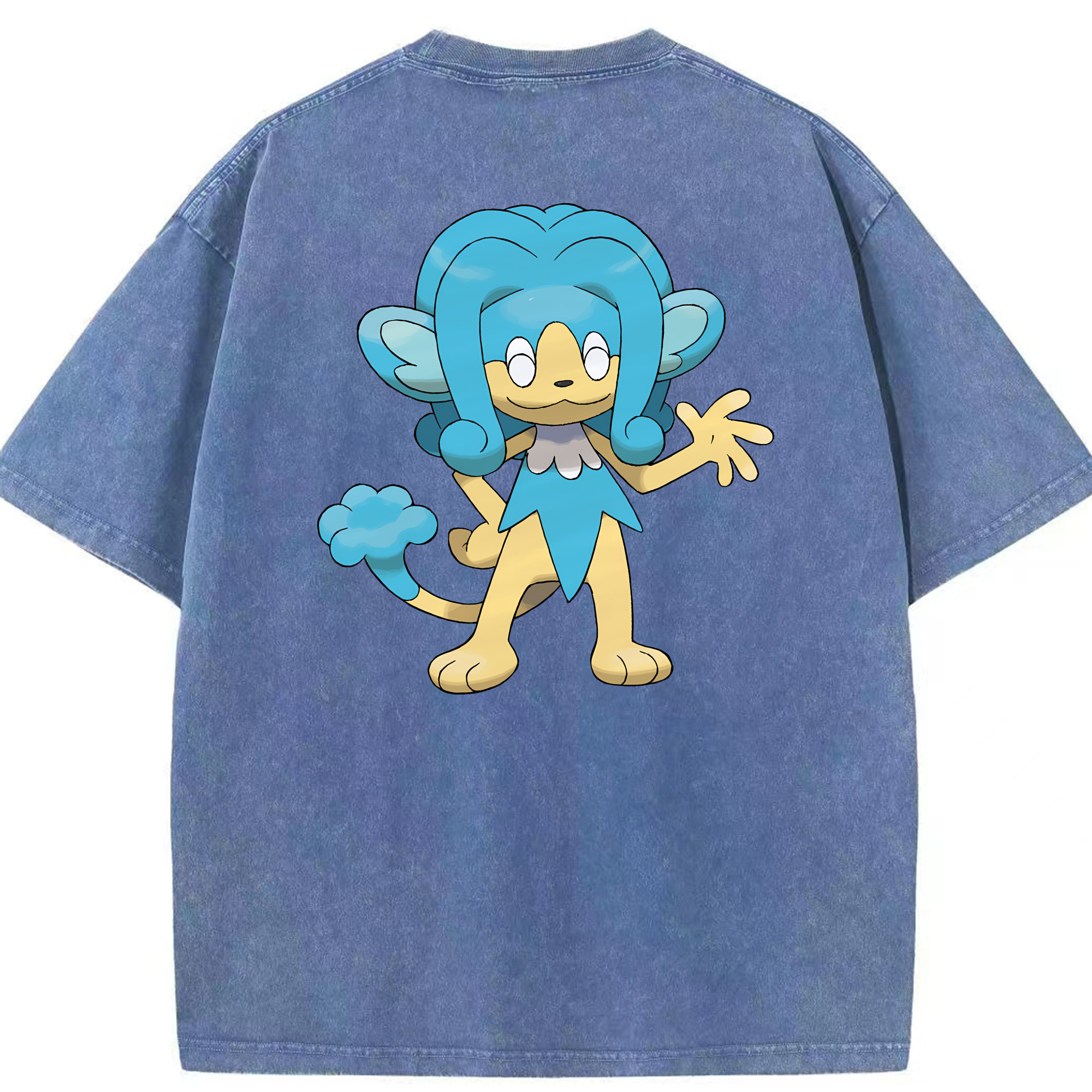（画像用） ポケットモンスター Pokémon 綿100% ヴィンテージ風 半袖Tシャツ（背面プリント）