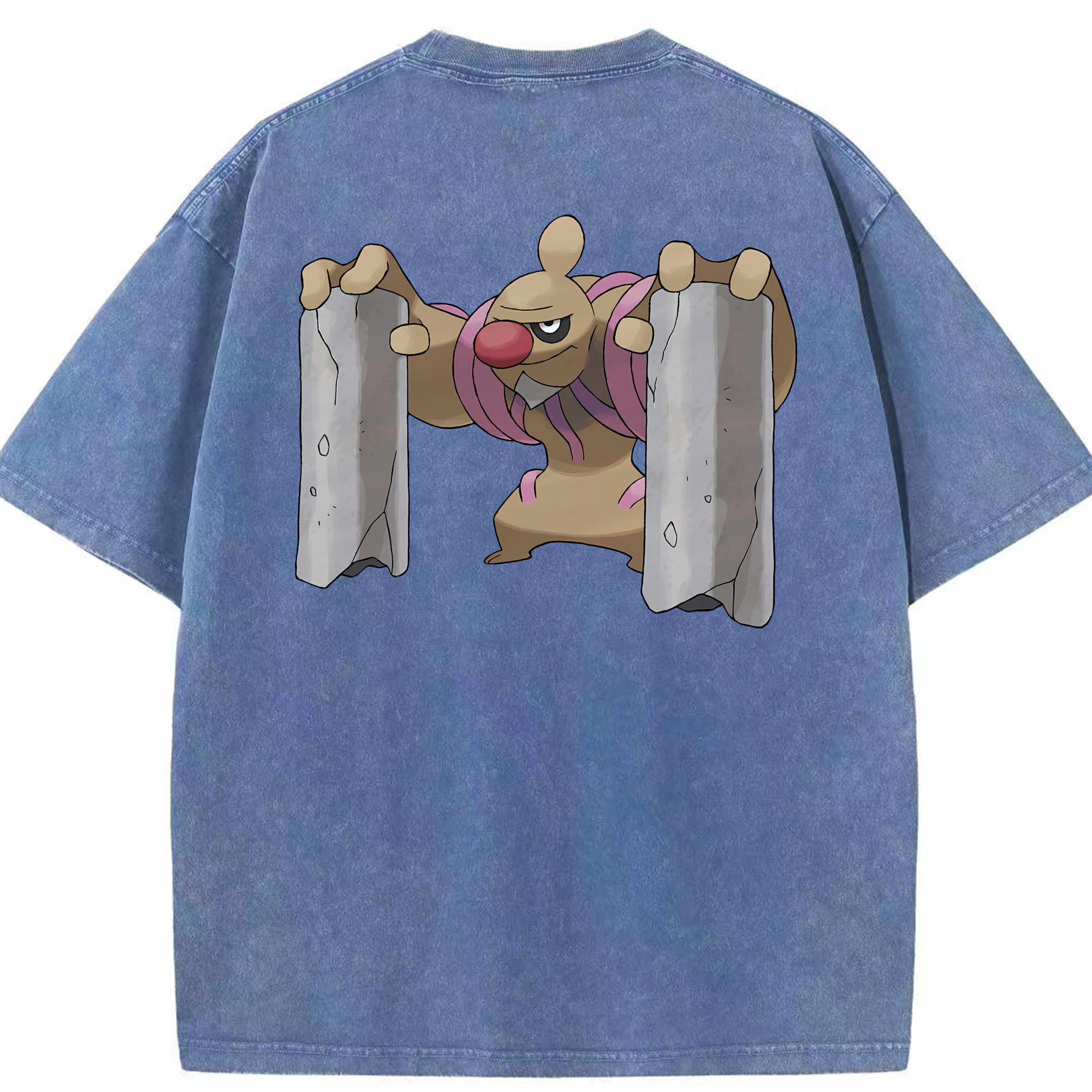 （画像用） ポケットモンスター Pokémon 綿100% ヴィンテージ風 半袖Tシャツ（背面プリント）