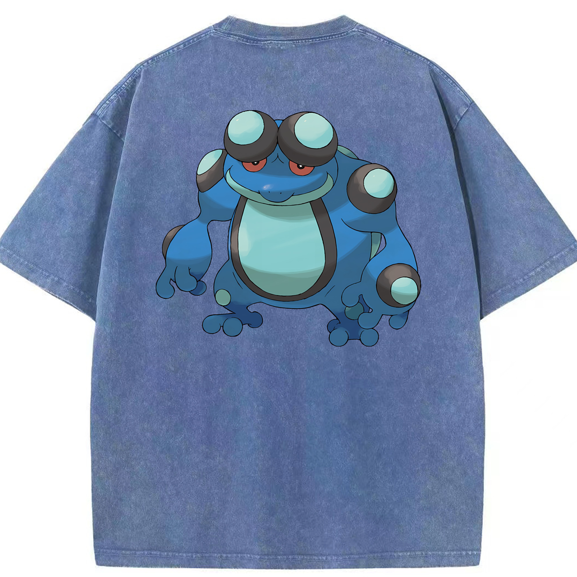 （画像用） ポケットモンスター Pokémon 綿100% ヴィンテージ風 半袖Tシャツ（背面プリント）